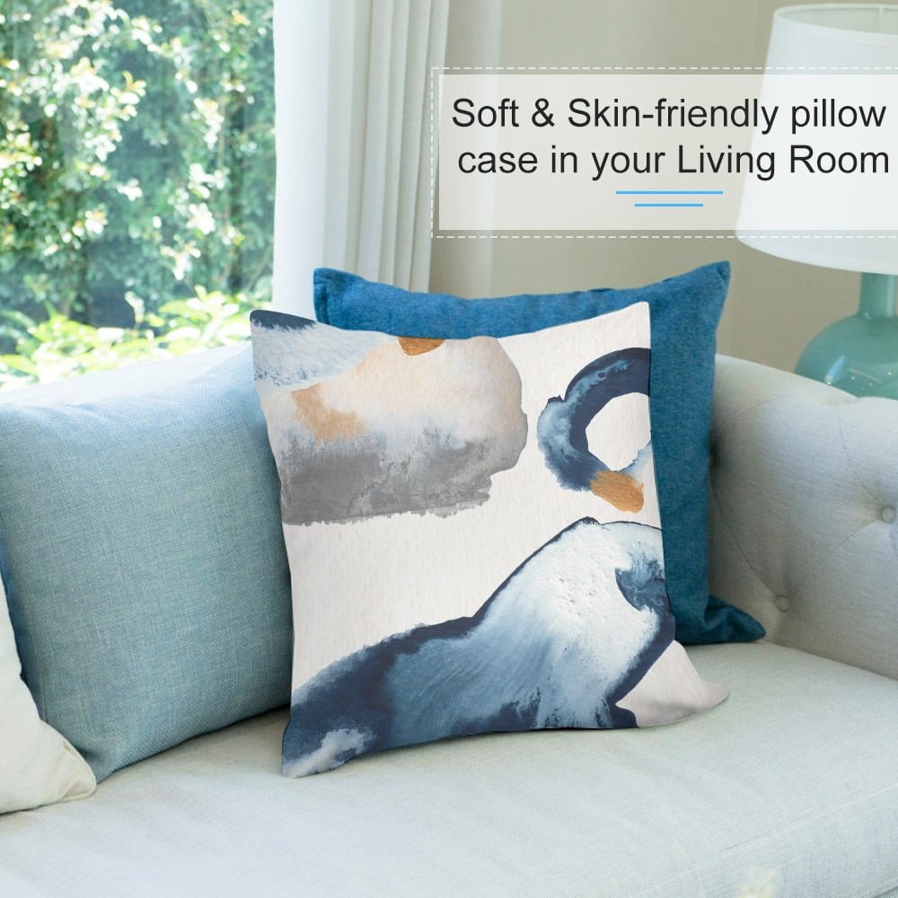 Plush Watercolor Pillowcase