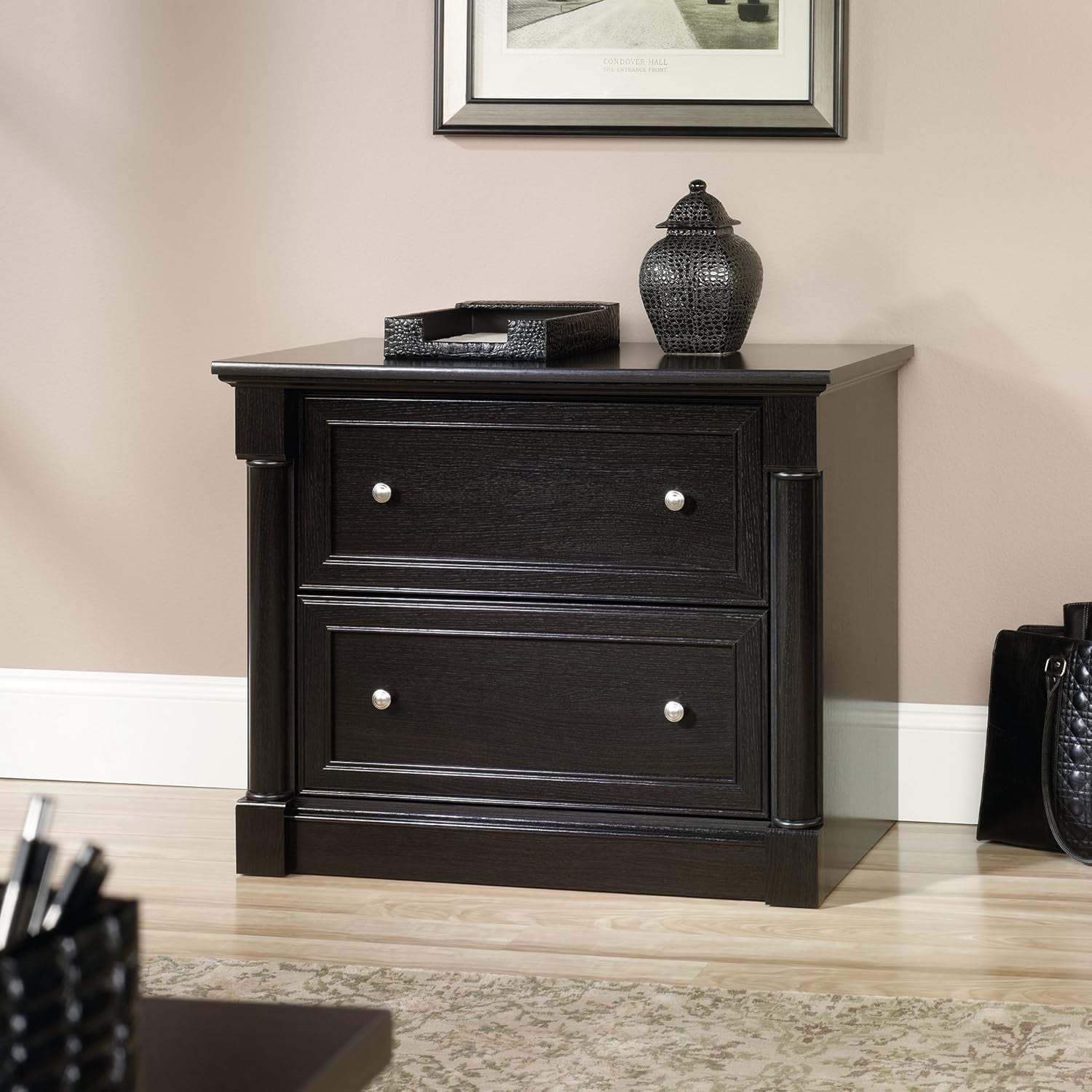 Palladia 2 Drawer File Cabinet Wind Oak Finish Home Office