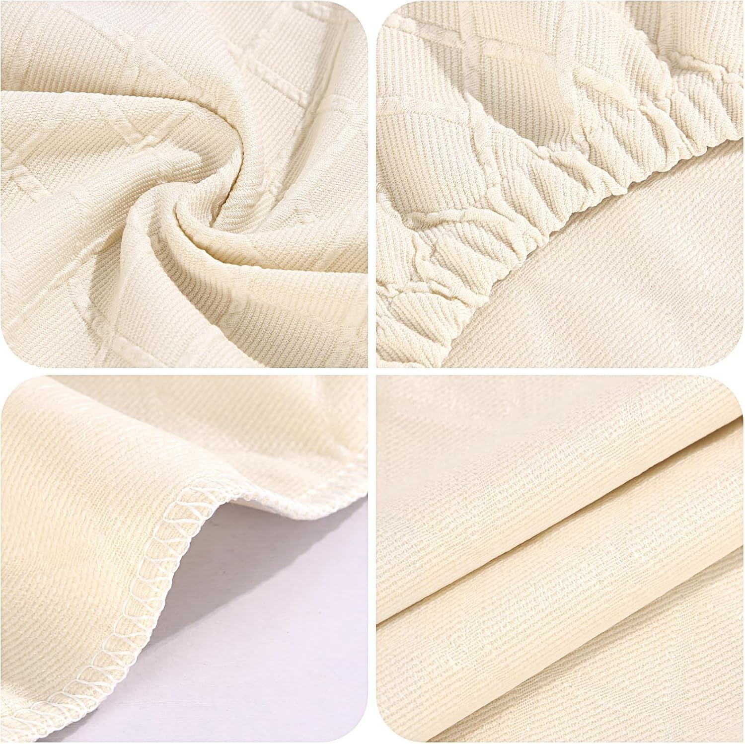 Rectangle Stool Covers 2 Pack Waterproof Stretch Bar Stools