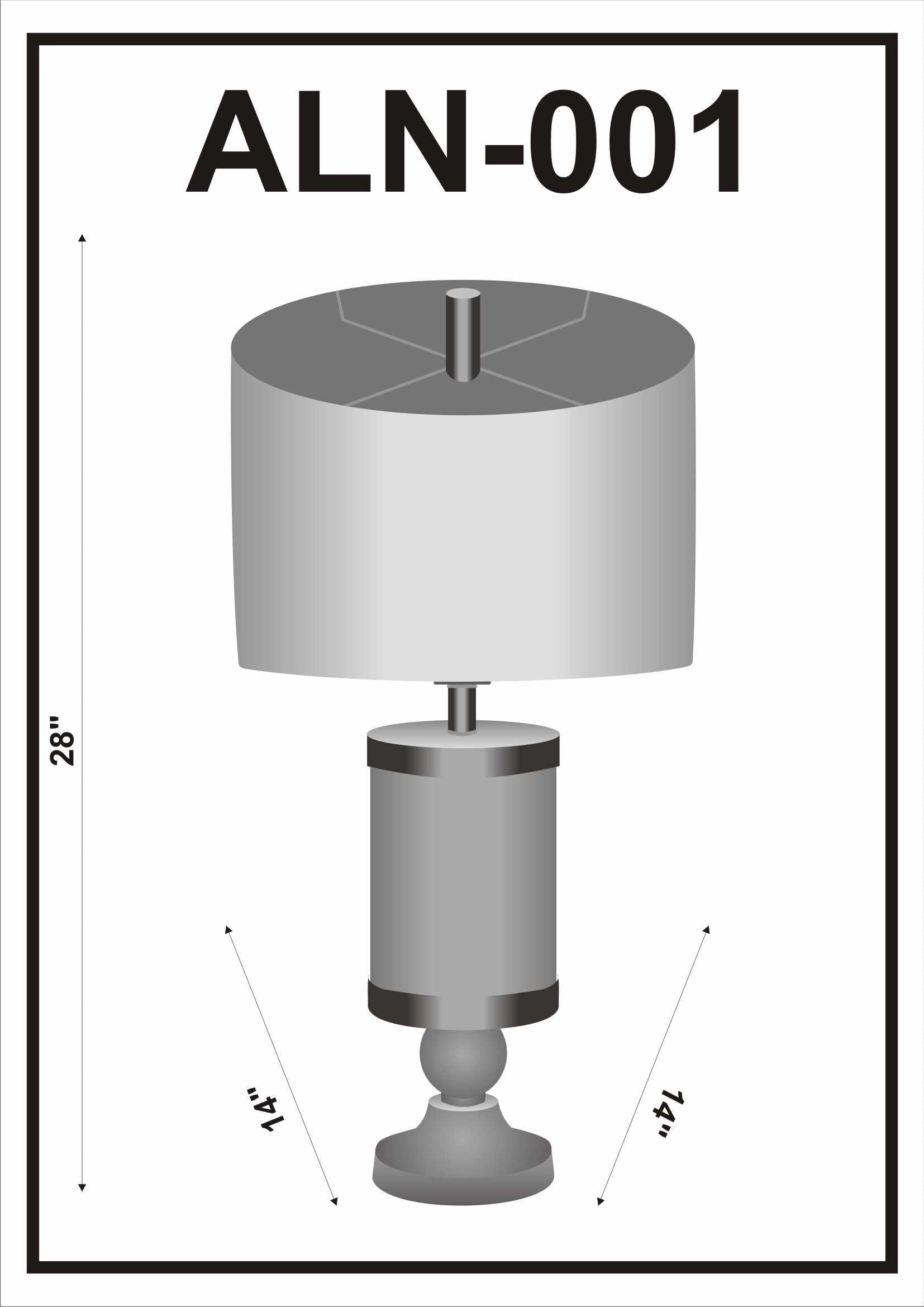 Alemanguan Table Lamp - Clearance