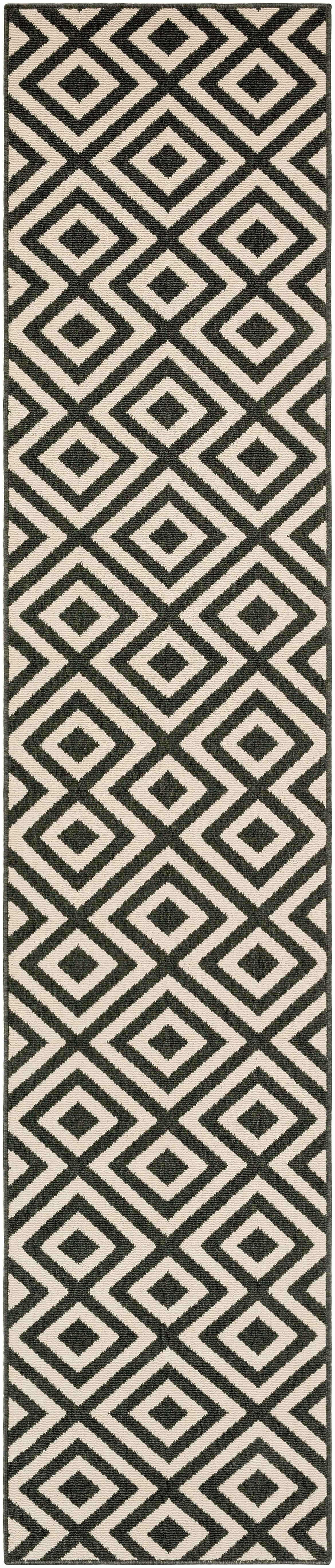 Spilsby Black Trellis Outdoor Rug-14