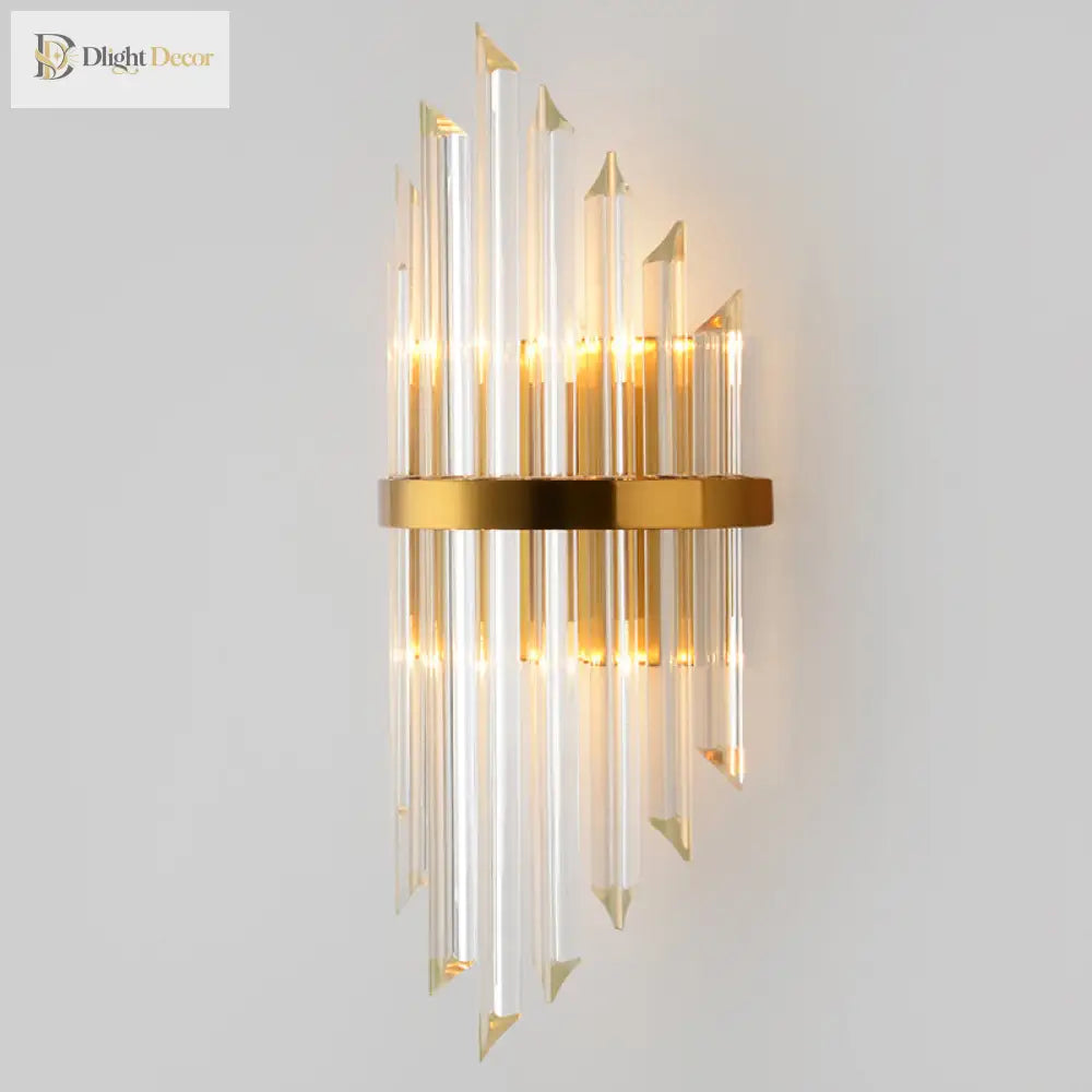 Alivia Crystal Wall Sconce | Bedroom & Hallway Lighting