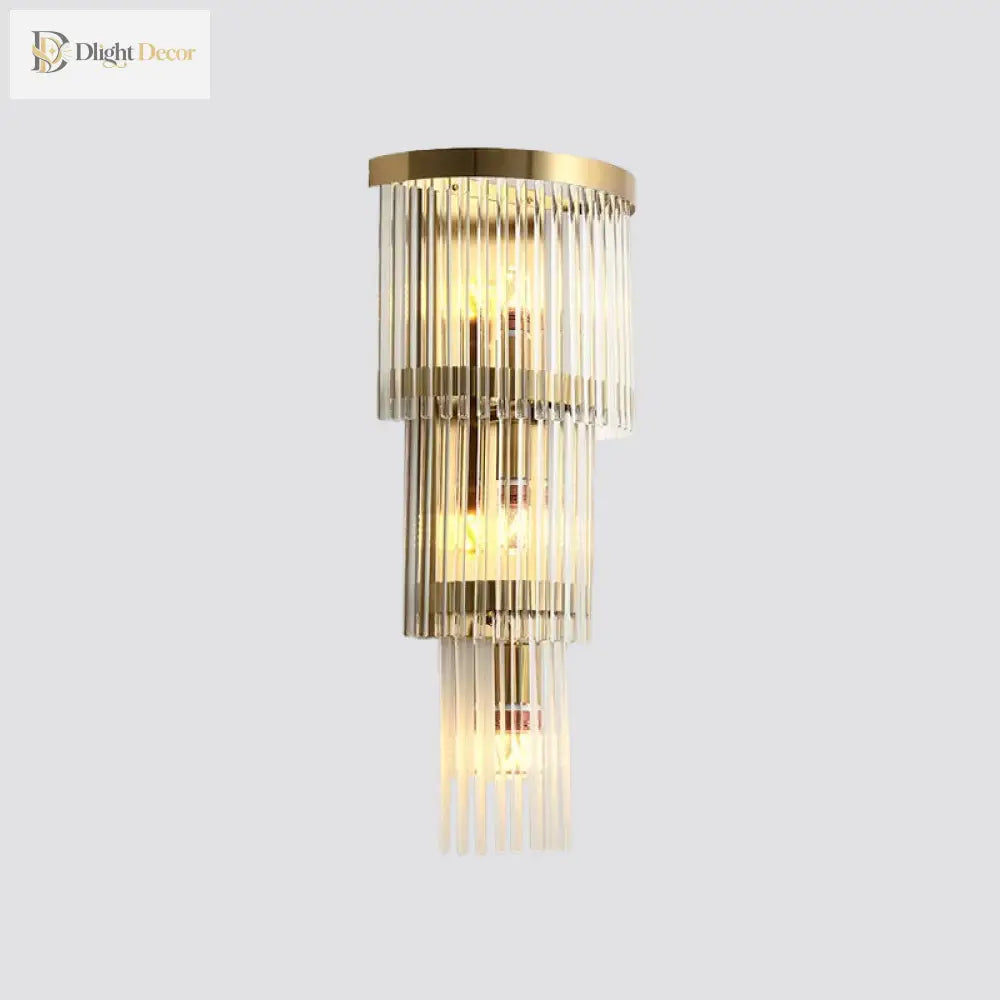 Alivia Crystal Wall Sconce | Bedroom & Hallway Lighting