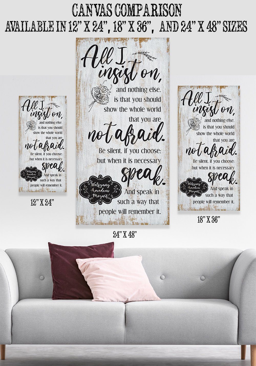 All I Insist On - Canvas