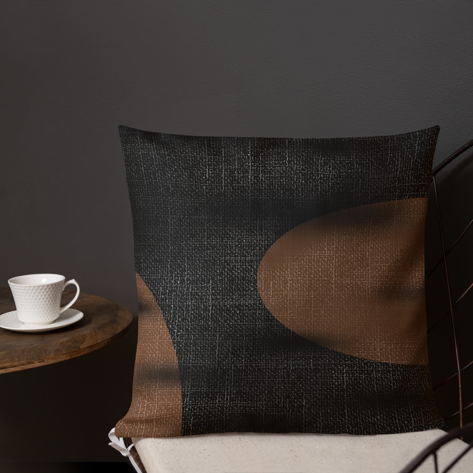 Premium Pillow covers Black and brown Design By HadiArts-1