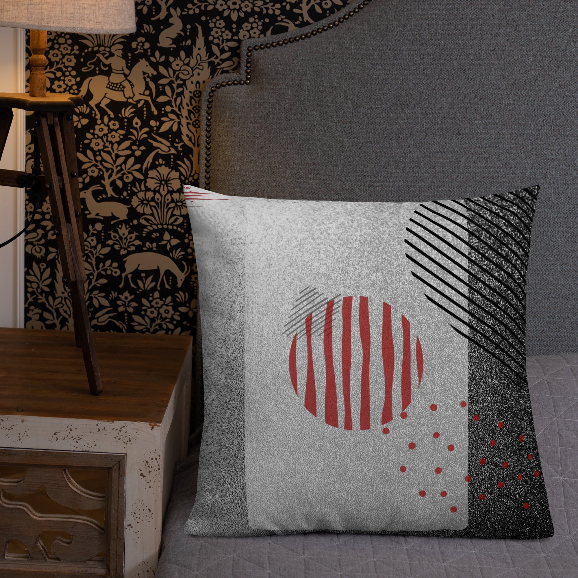 Premium Pillow Cover Geometric Abstract Throw Pillow-17