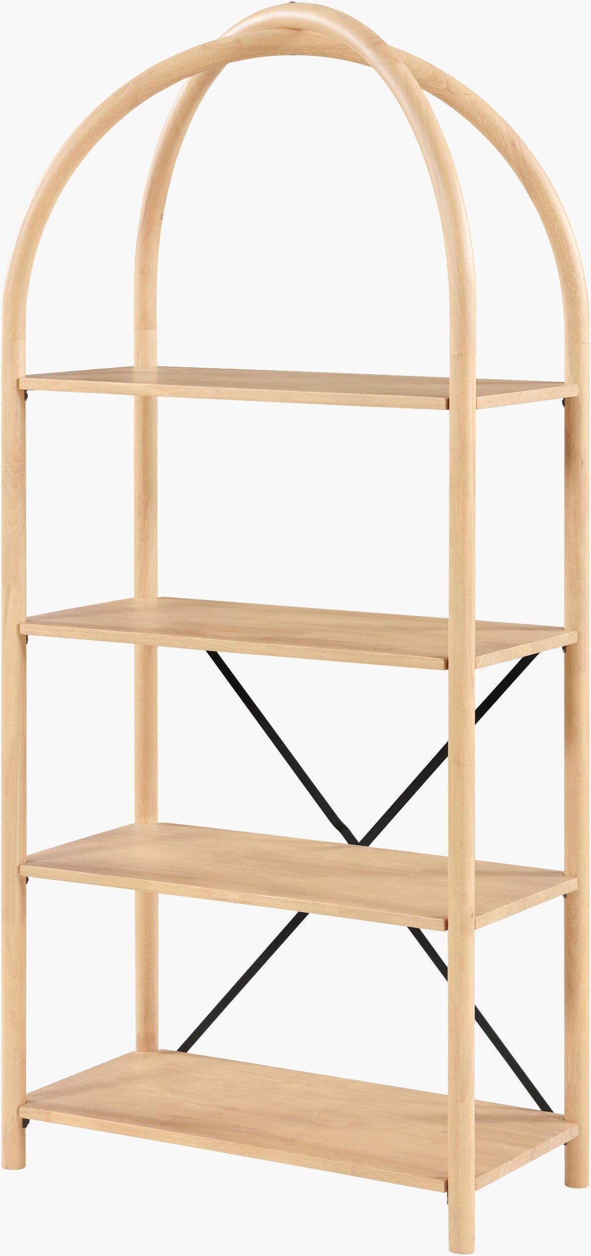 Gold Modern Bookcase for books and decorative storage-0