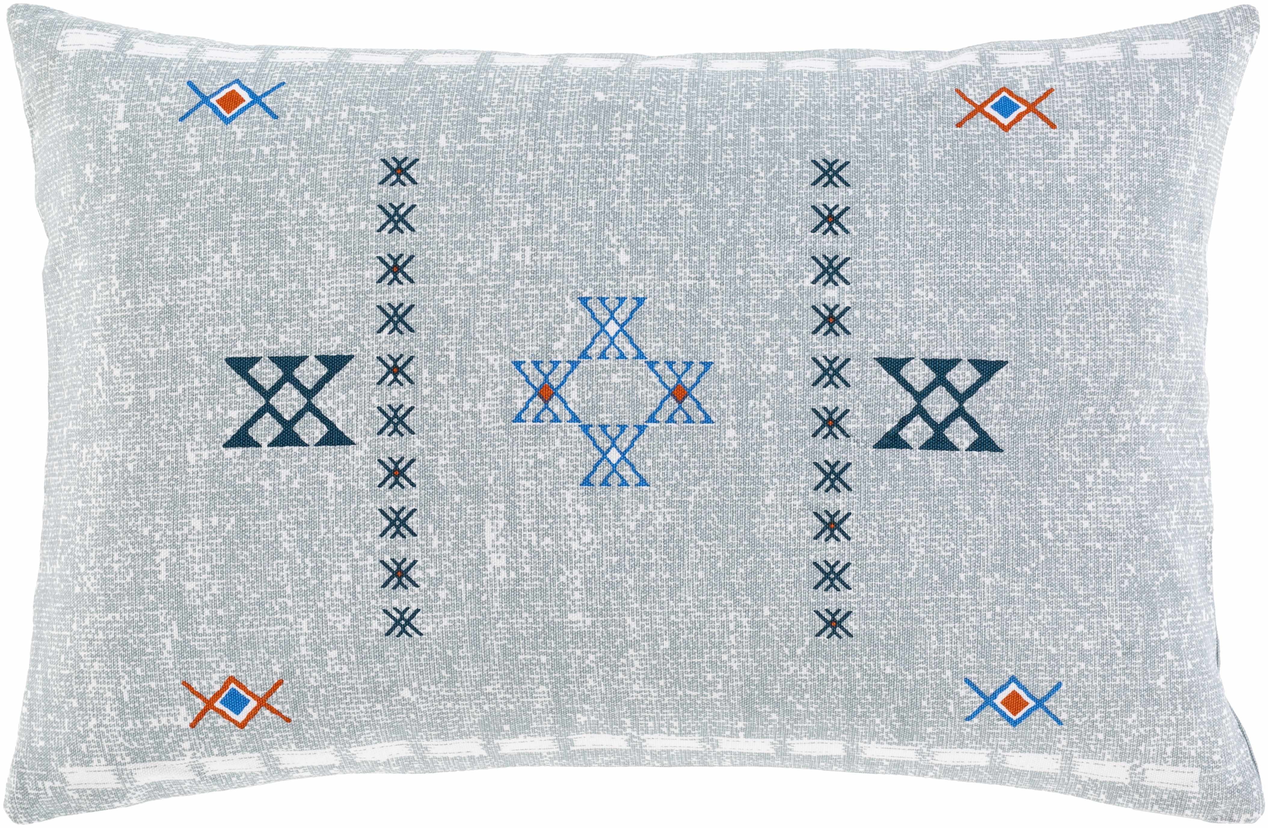 Anaktuvuk Blue Tribal Accent Pillow - Clearance-0