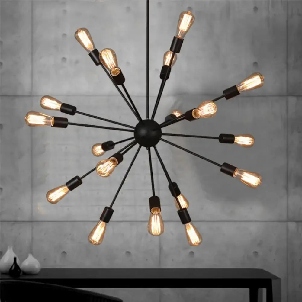 Anna LED Industrial Chandelier | Kitchen Island Lighting