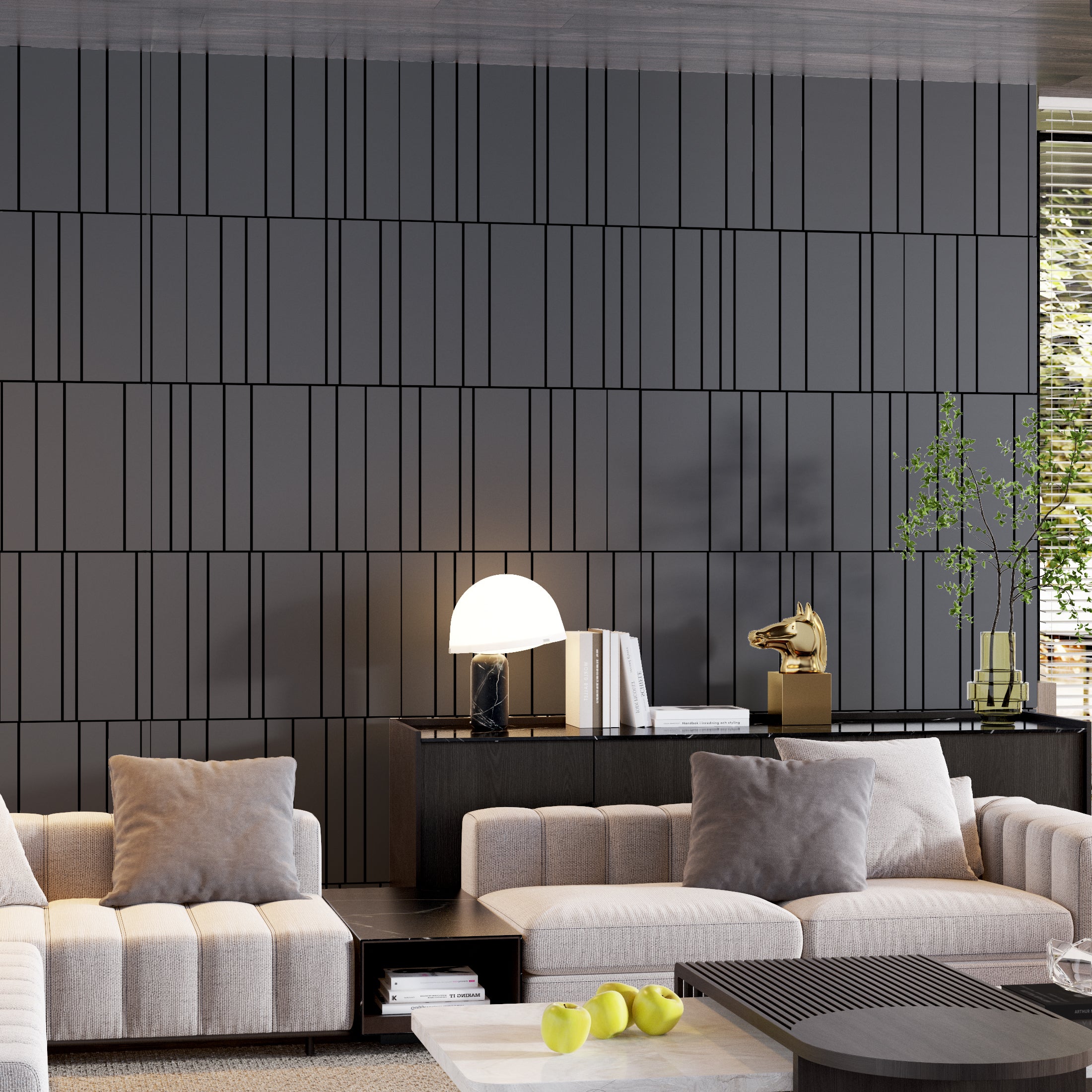 Dark Grey Decorative Panels-3