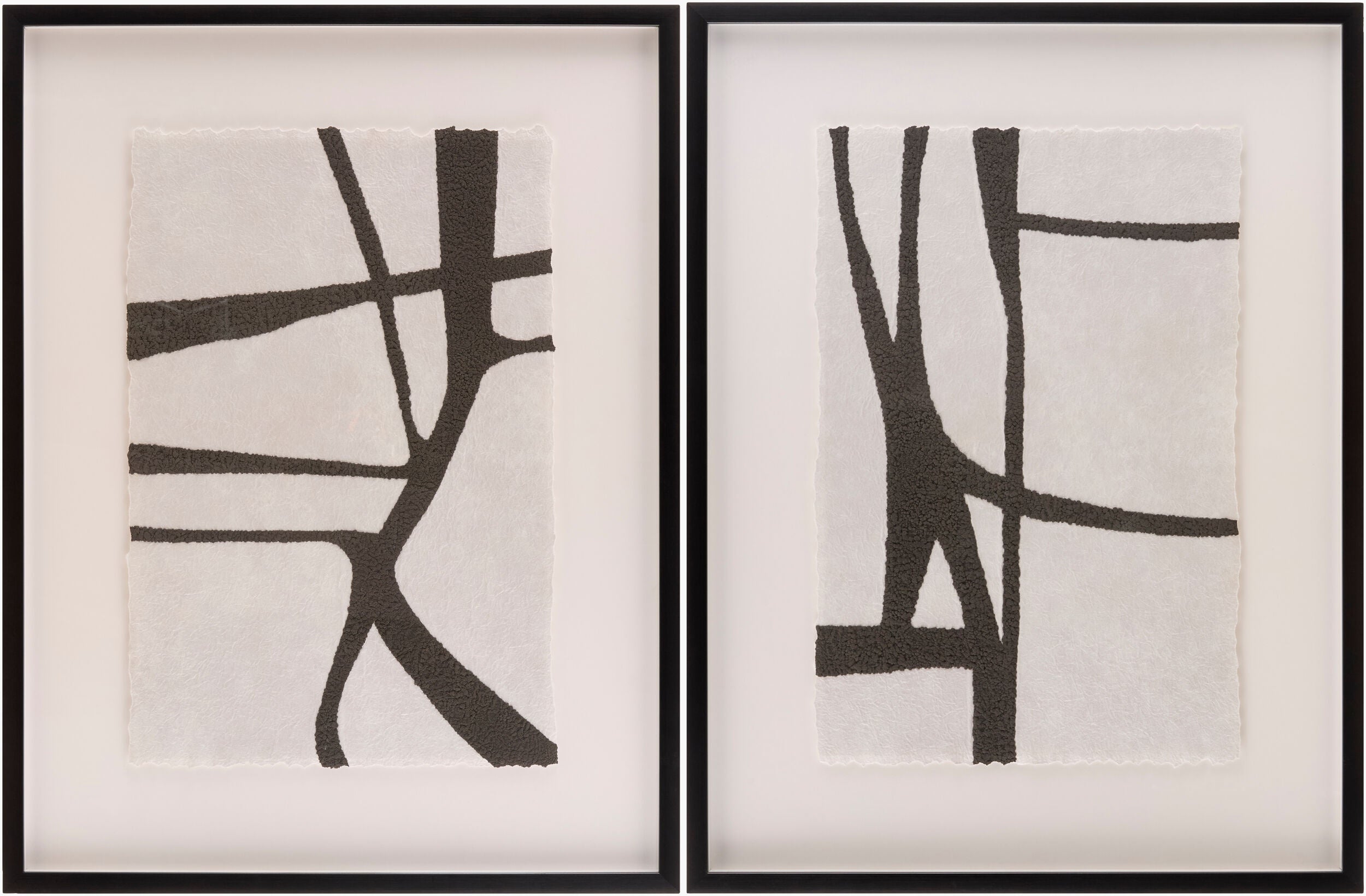 Soft Charcoal Modern Framed Wall Art for modern gallery walls-0