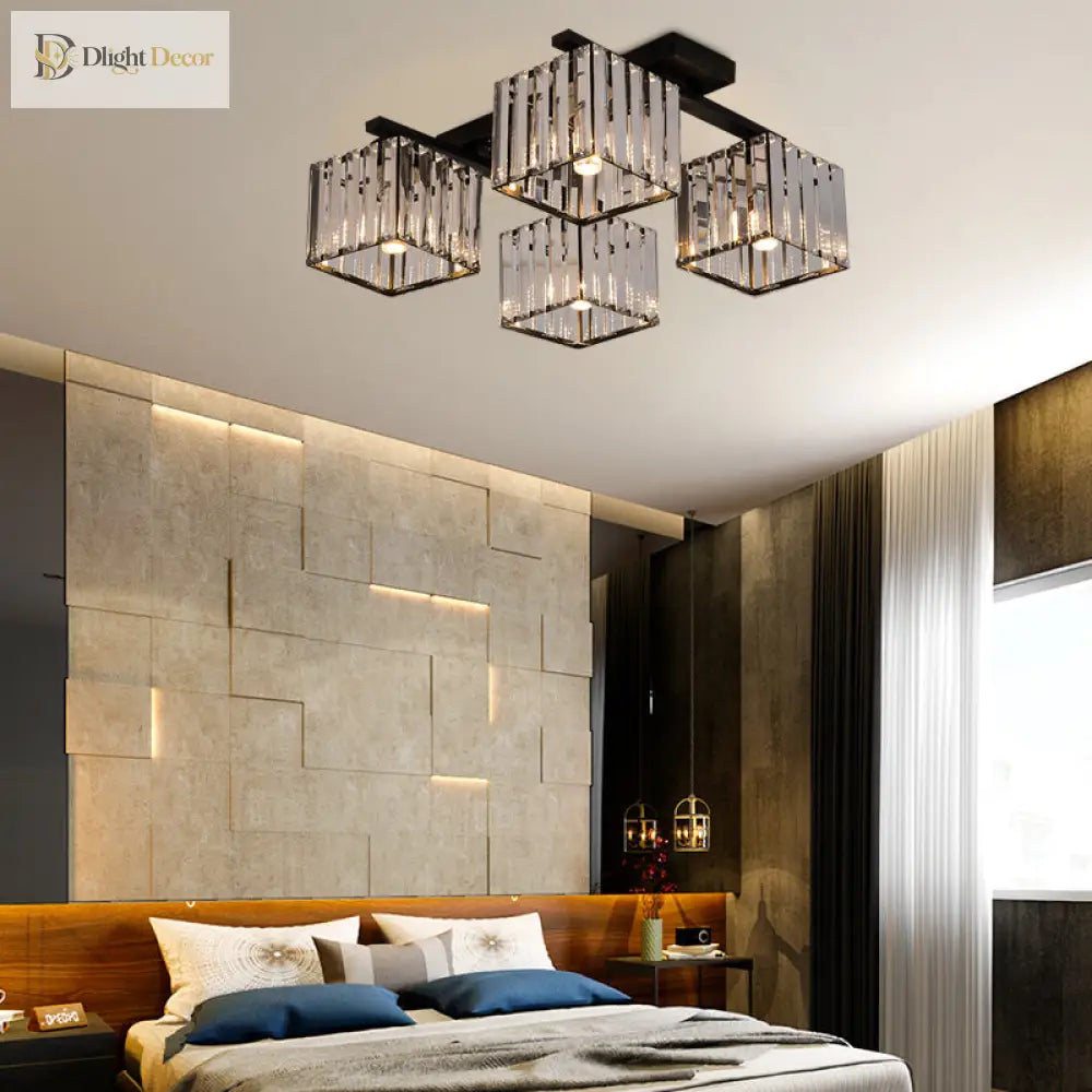 Anya Modern Crystal Chandelier | Dining Room Home Lighting