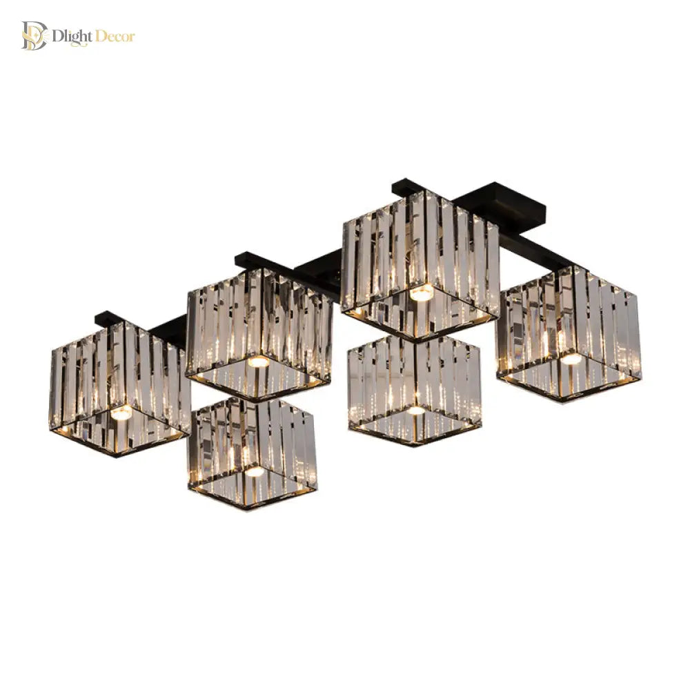 Anya Modern Crystal Chandelier | Dining Room Home Lighting