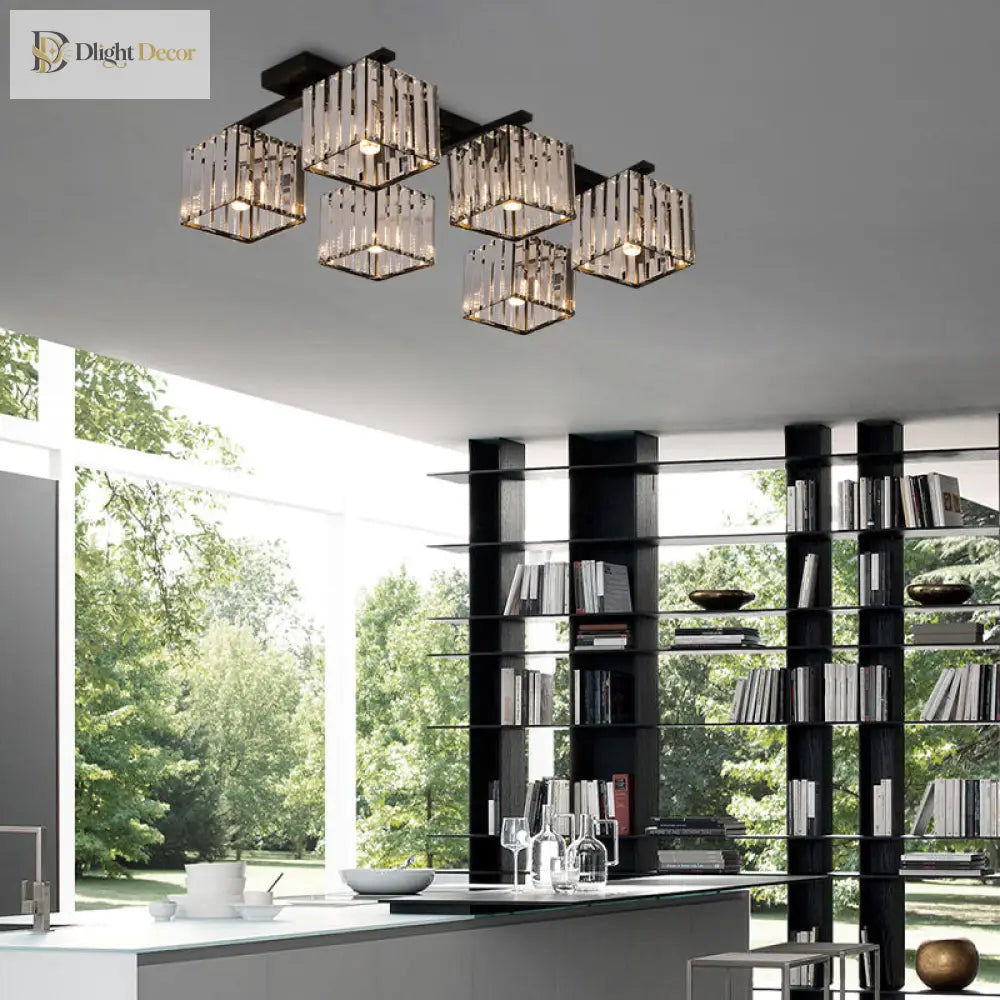 Anya Modern Crystal Chandelier | Dining Room Home Lighting