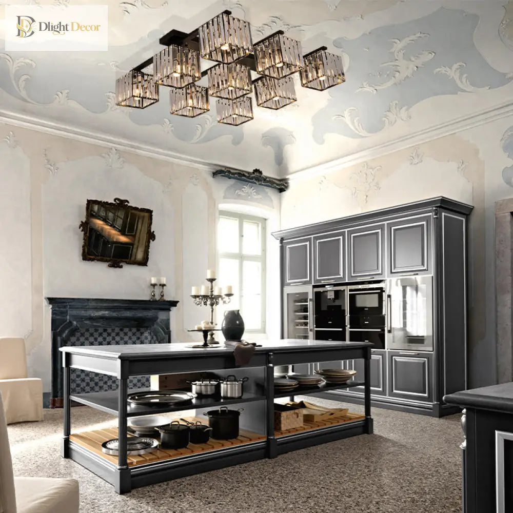 Anya Modern Crystal Chandelier | Dining Room Home Lighting