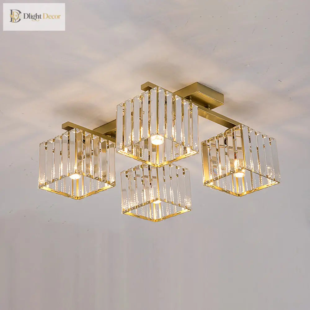 Anya Modern Crystal Chandelier | Dining Room Home Lighting