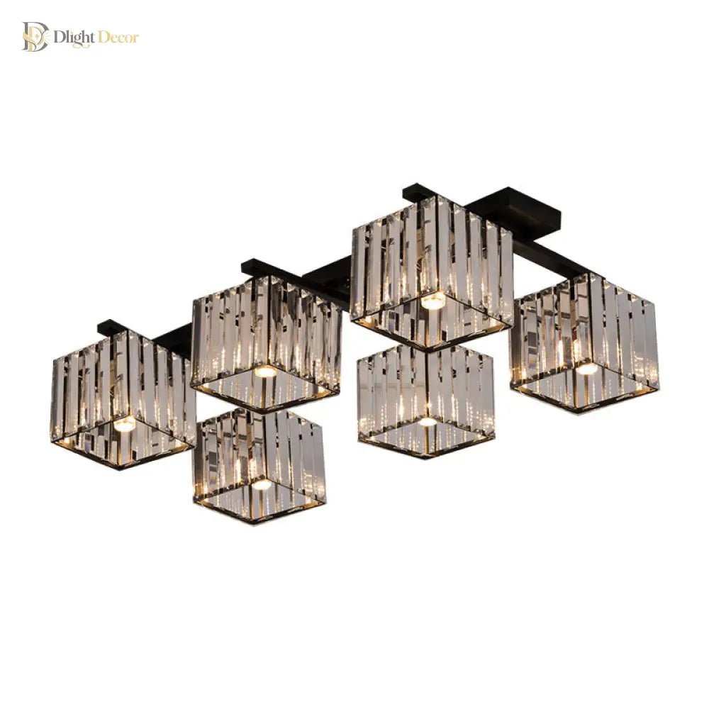 Anya Modern Crystal Chandelier | Dining Room Home Lighting