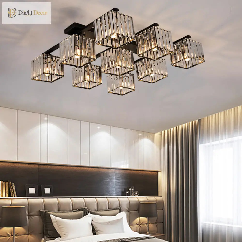 Anya Modern Crystal Chandelier | Dining Room Home Lighting