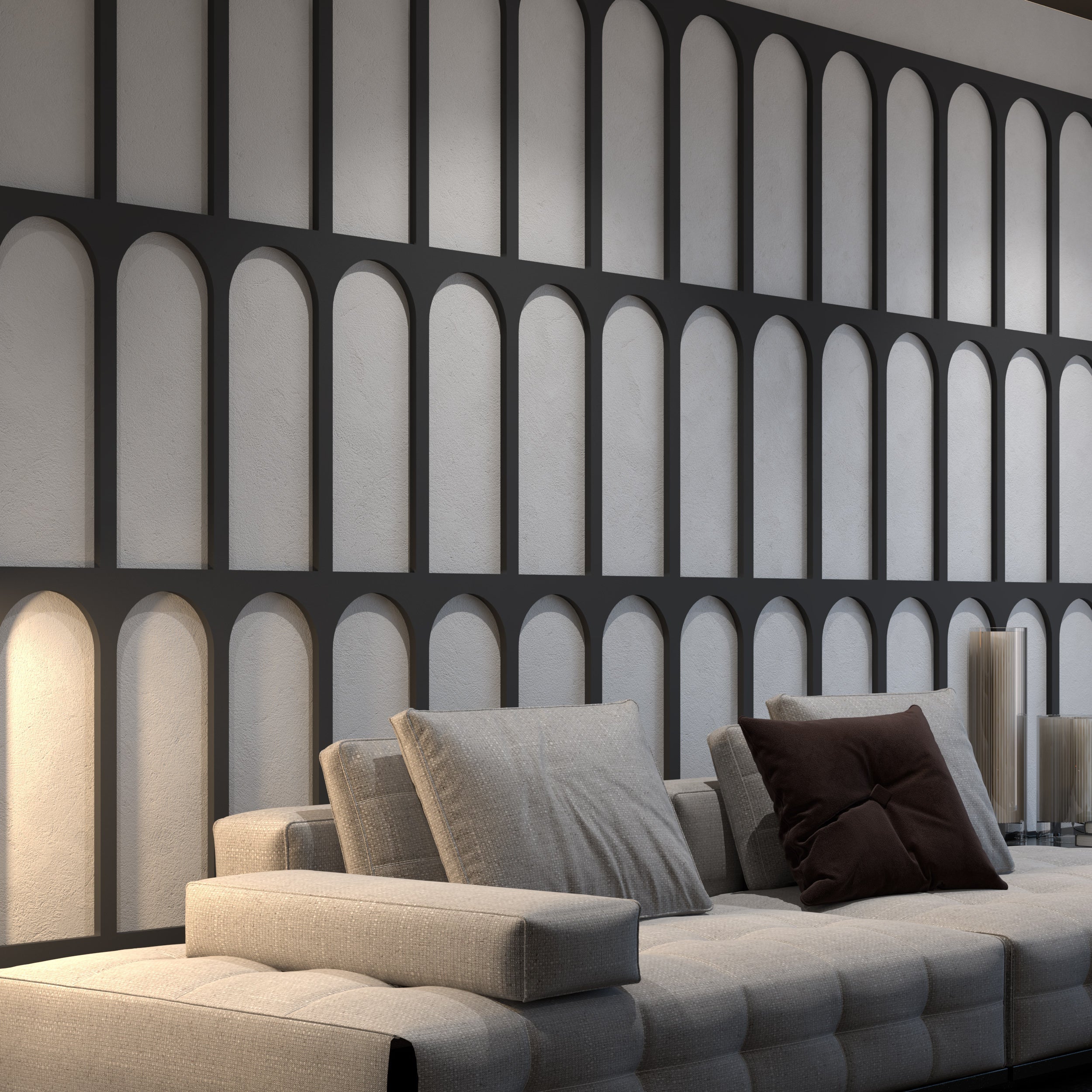 3D Wall Arch Pattern-3