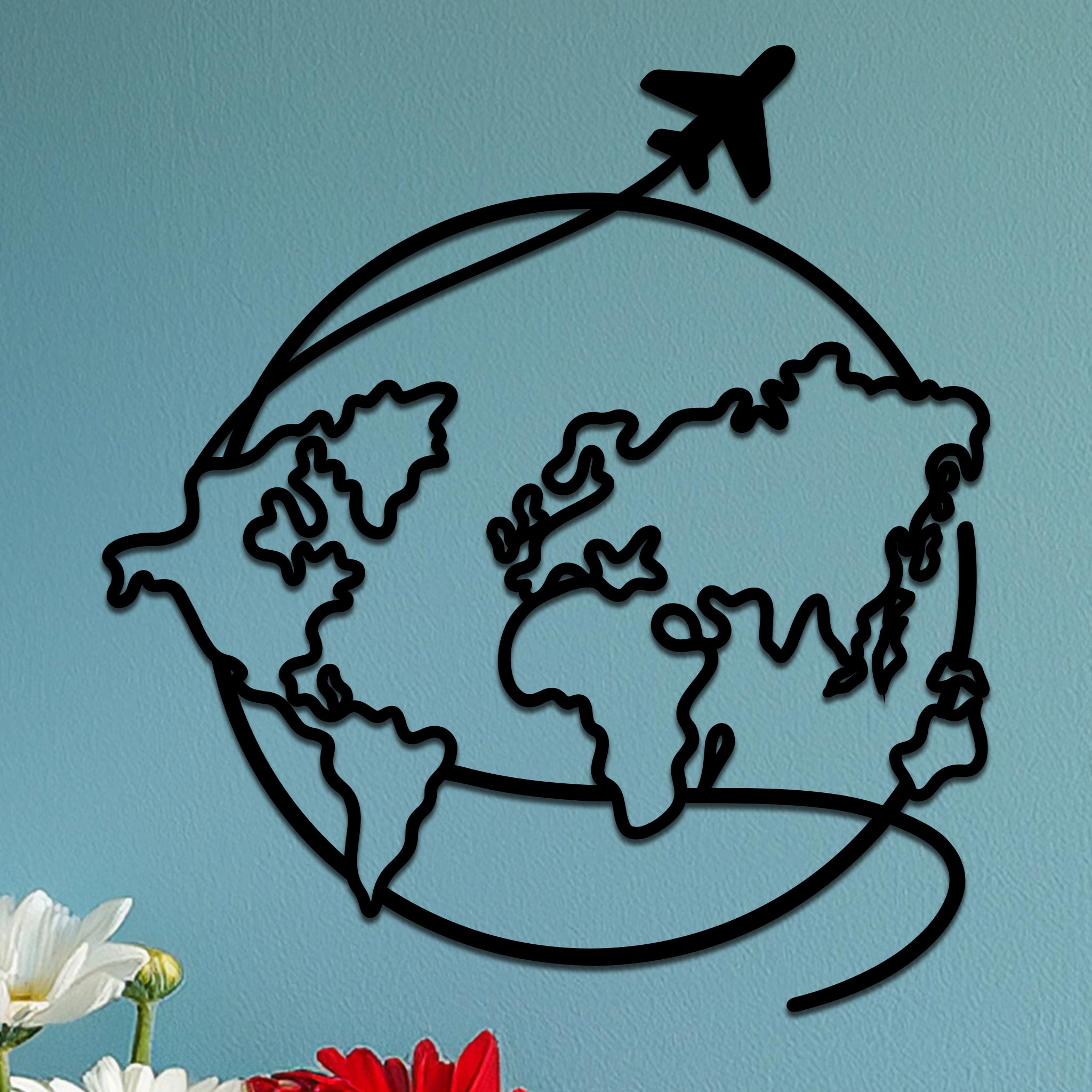 Around the World Sign-2