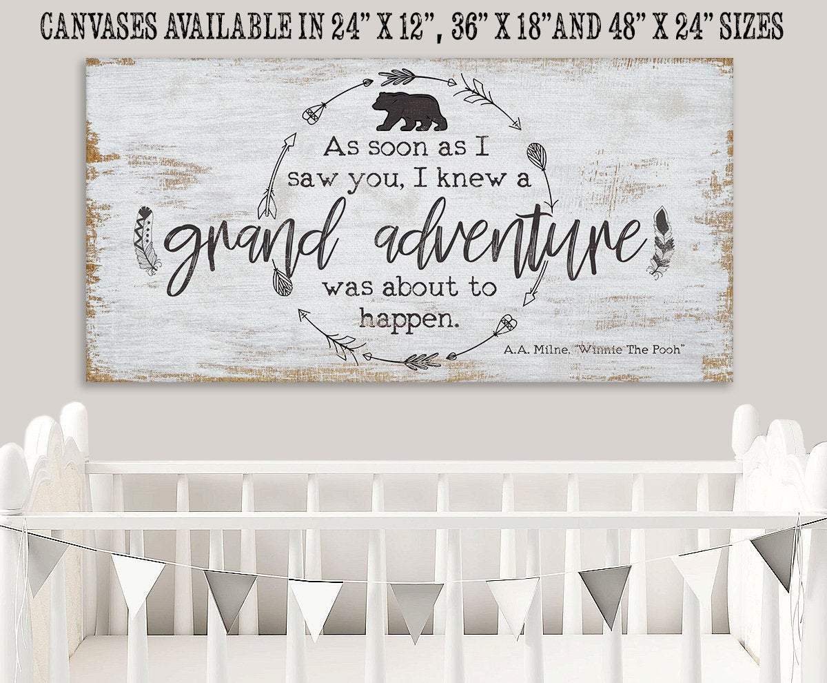 As Soon As I Saw You - Canvas