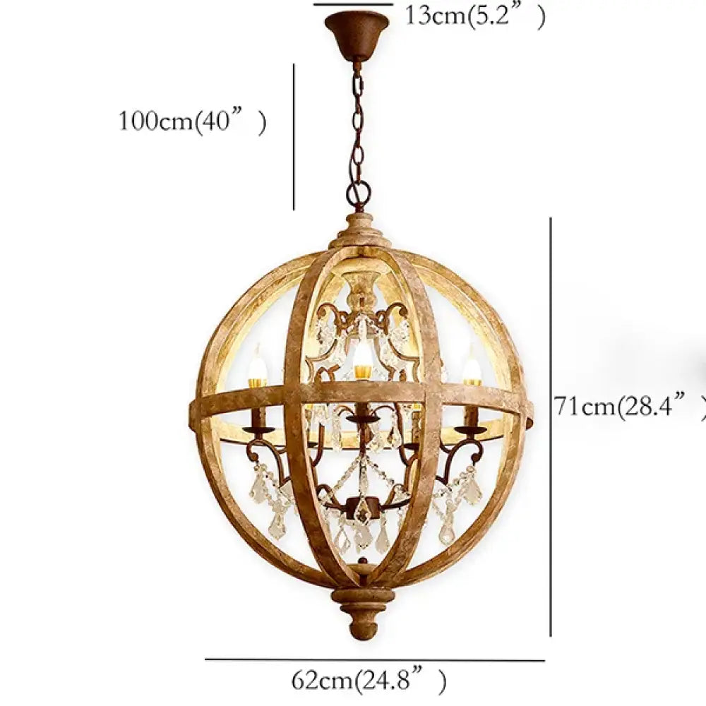 Astra LED Retro Chandelier | Modern Dining Room Lighting