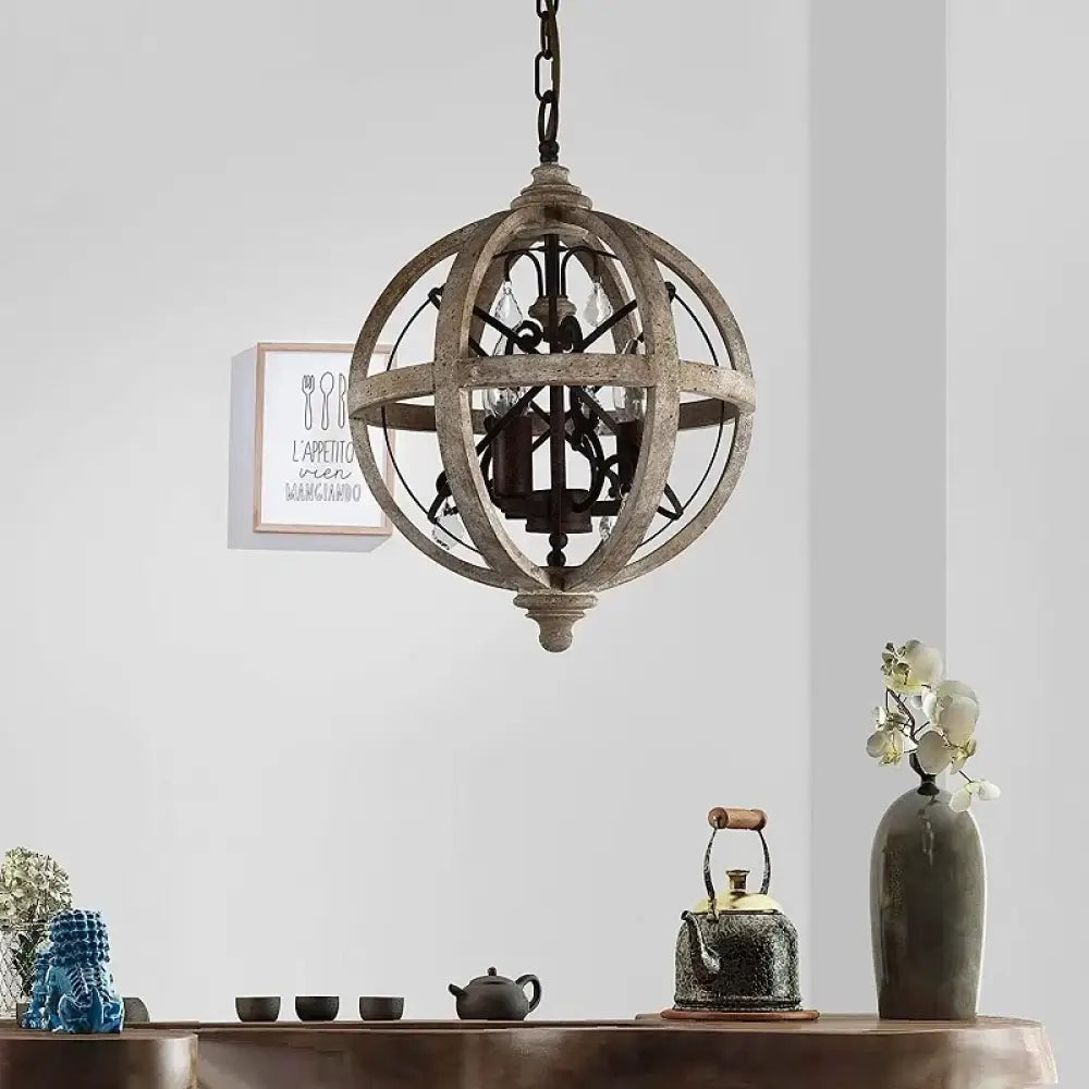Astra LED Retro Chandelier | Modern Dining Room Lighting
