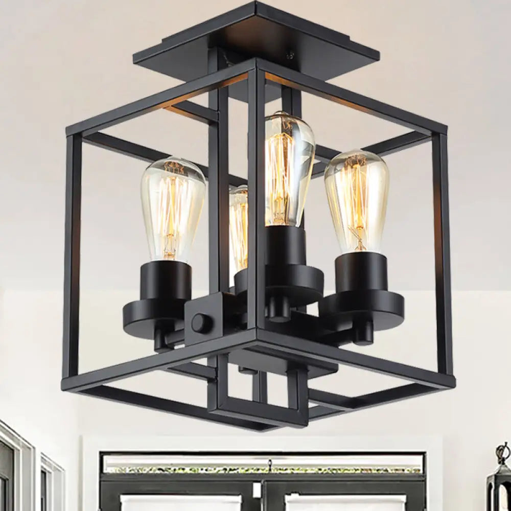 Aubrie Industrial Ceiling Light | Modern Interior Lighting
