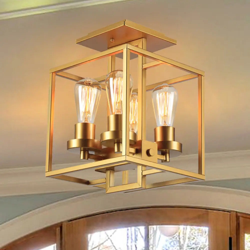 Aubrie Industrial Ceiling Light | Modern Interior Lighting