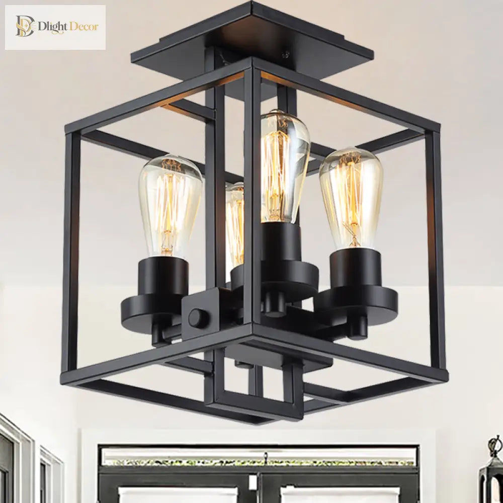 Aubrie Industrial Ceiling Light | Modern Interior Lighting