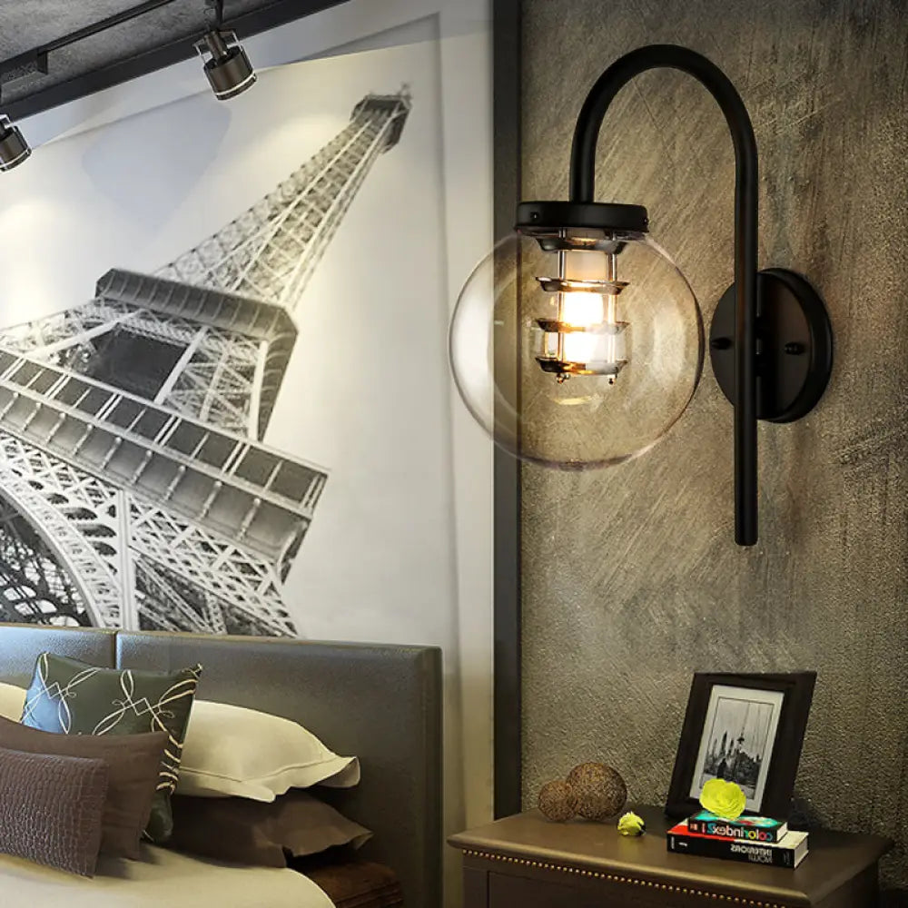 Autumn Industrial Wall Sconce | Bedroom & Hallway Lighting