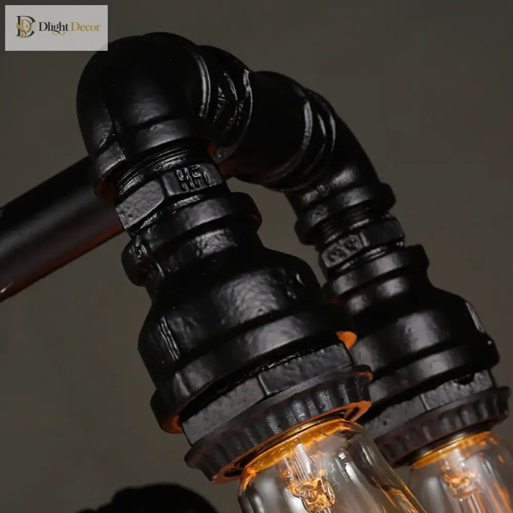 Avery Industrial Chandelier | Modern Dining Room Lighting