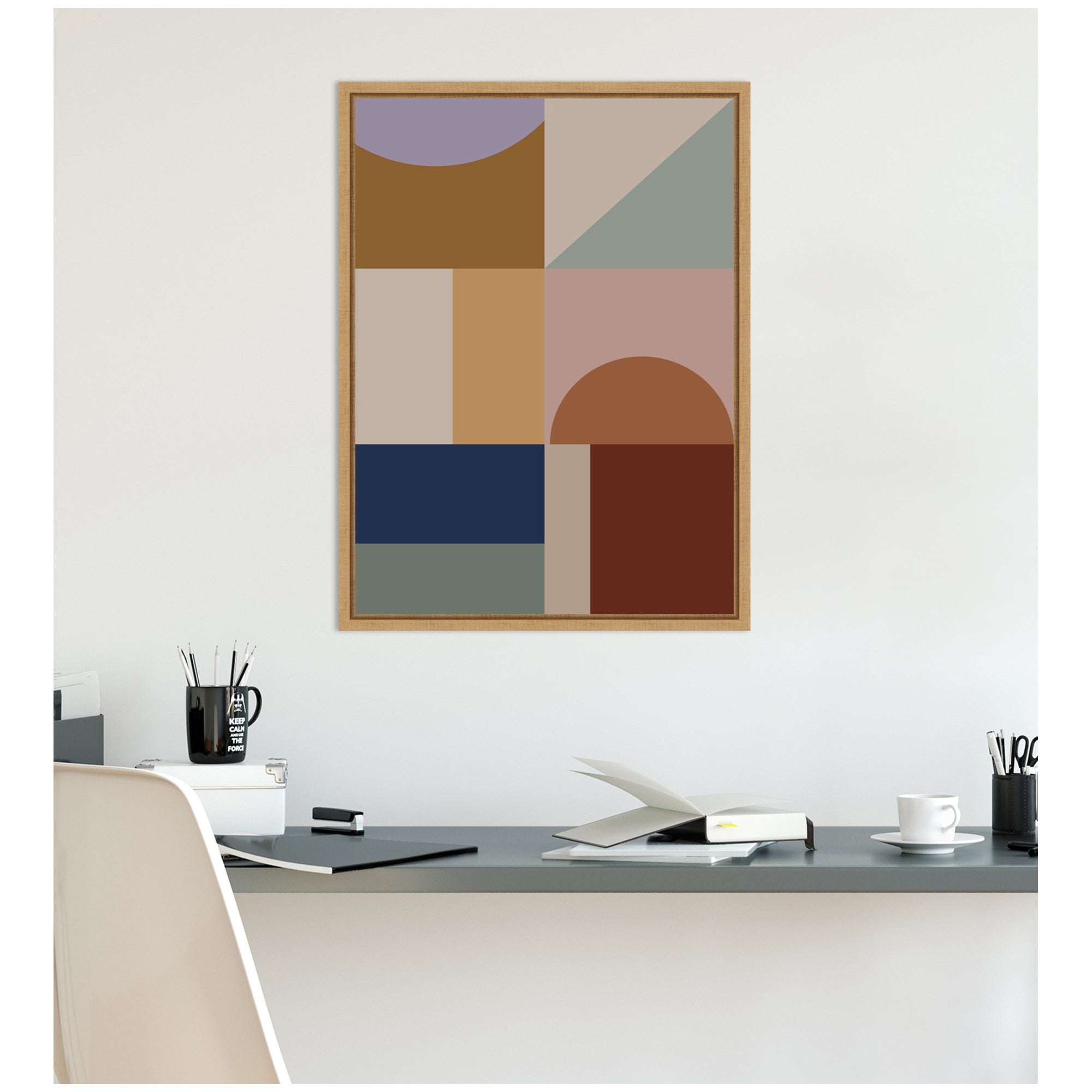 Modern Bohemian Pattern 2 by The Creative Bunch Studio Framed Canvas Wall Art Print