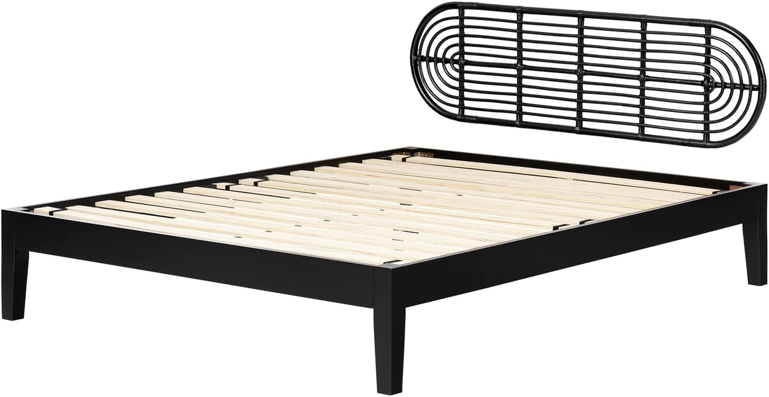 Elegant Wall-Mounted Headboard With Curvaceous Flower Petals