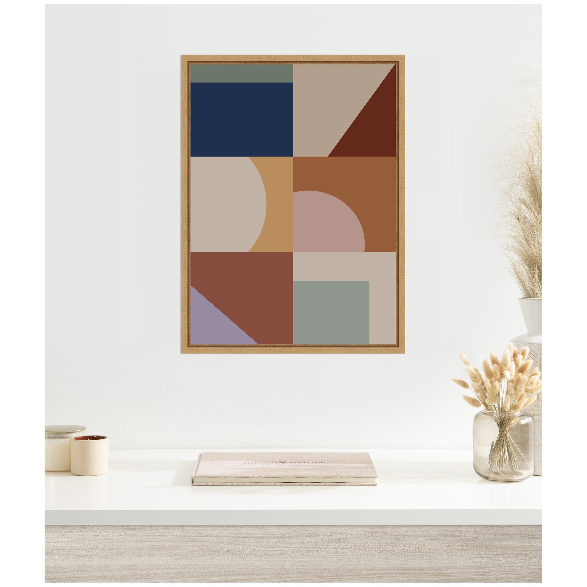 Modern Bohemian Pattern 1 by The Creative Bunch Studio Framed Canvas Wall Art Print