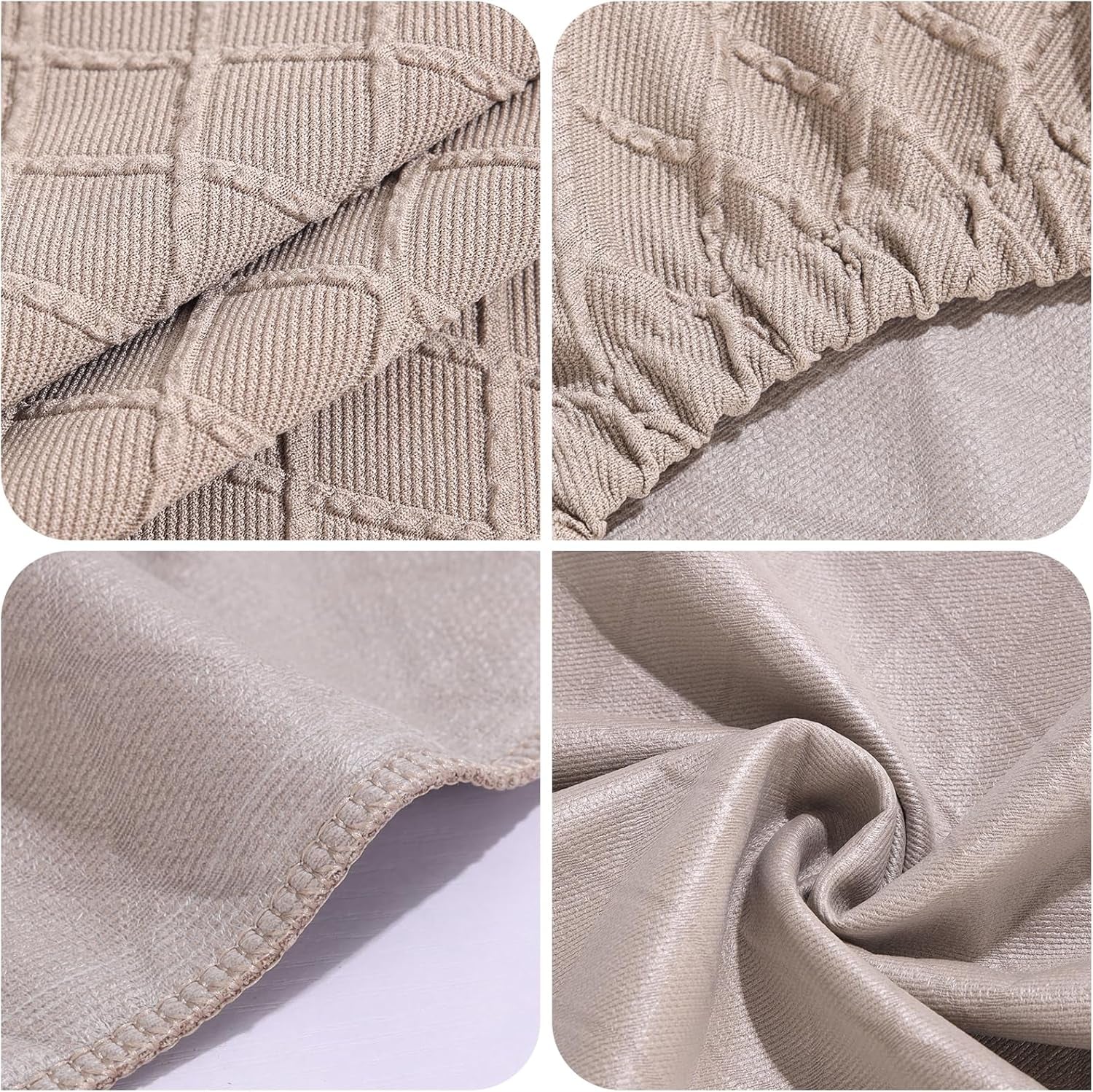 Rectangular Bar Stool Covers 2 Pack Waterproof Stretch