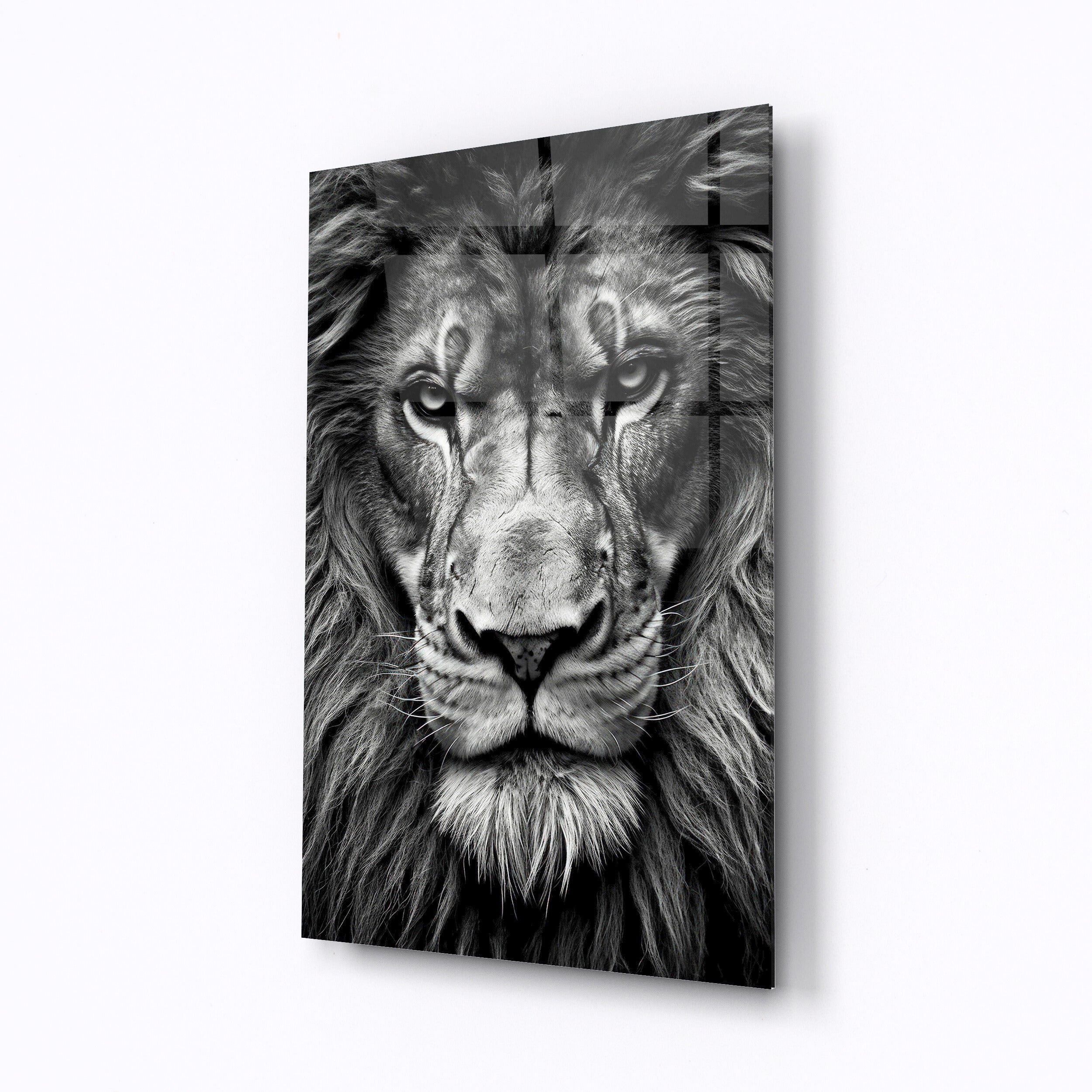 Tempered glass wall art Mighty look-0