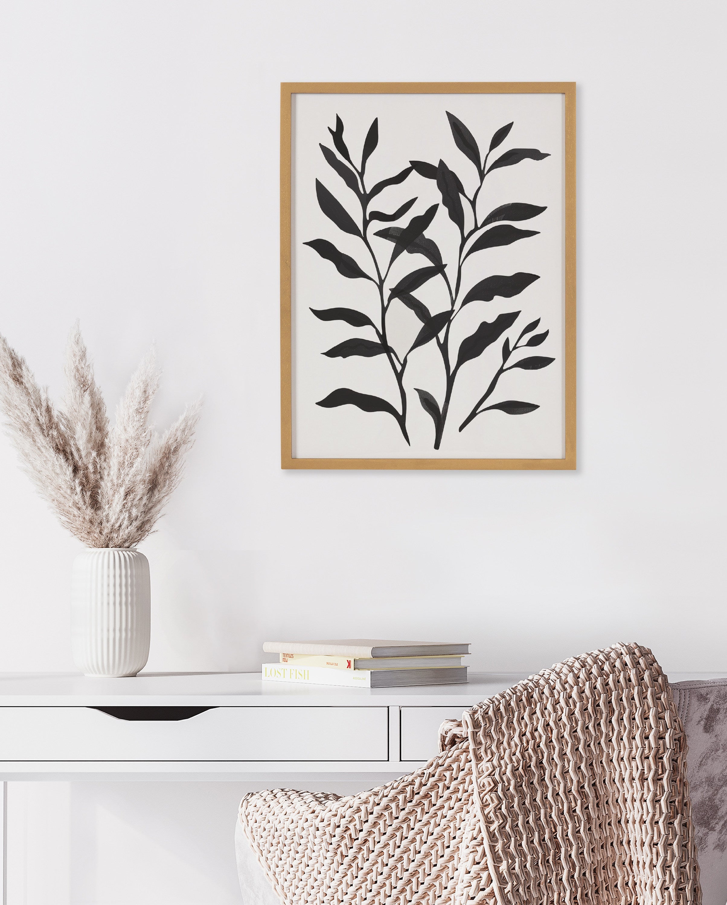 Gallery Modern Botanical Matisse Inspired Silhouette Print by The Creative Bunch Studio
