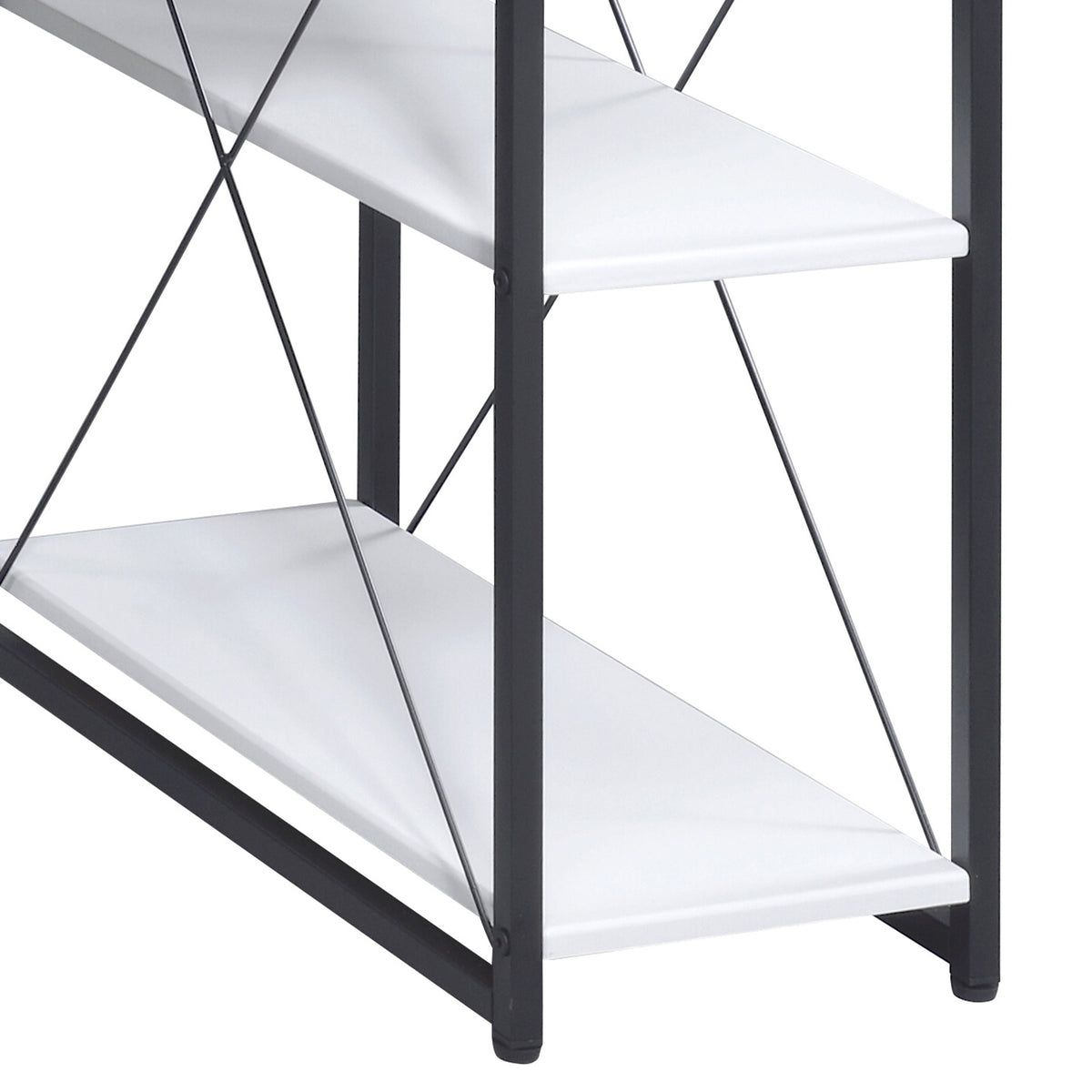 White and Black Recording Studio Desk