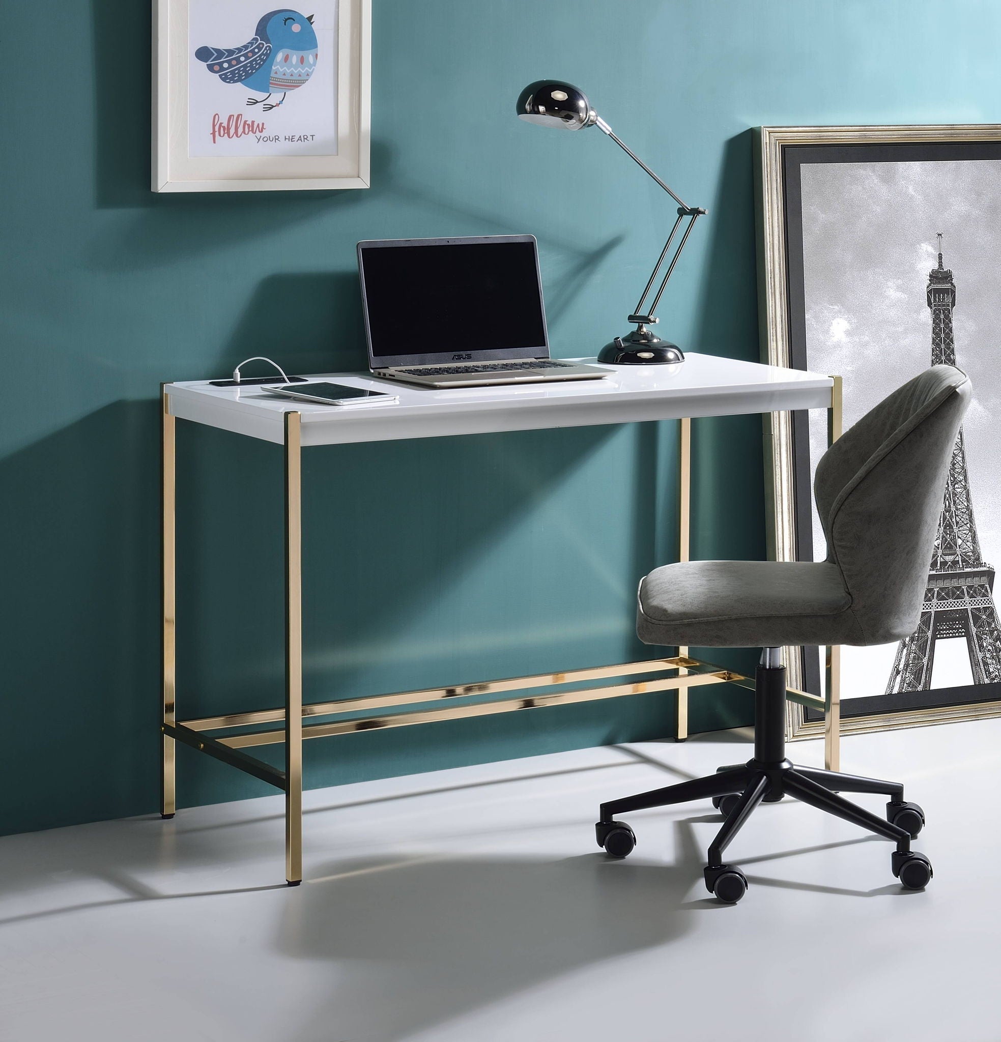 Midriaks Writing Desk With USB
