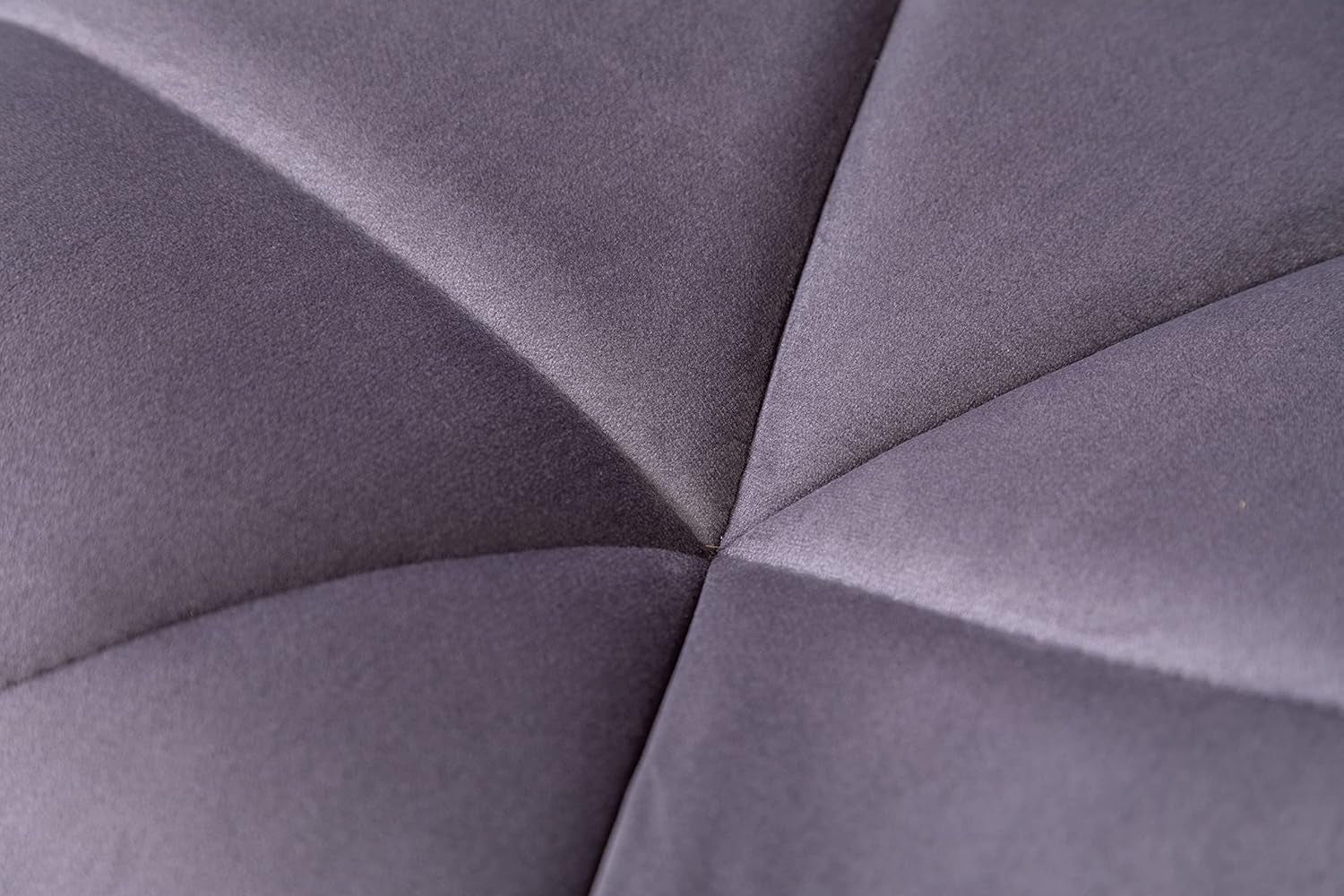 Breni Velvet Diamond Tufted Swivel Adjustable Height Bar Stool Set Of 2 Gray