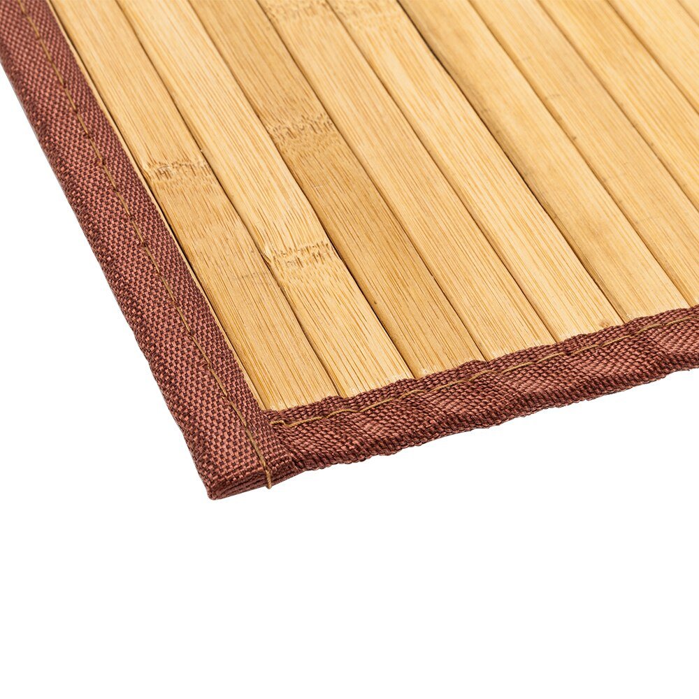 Bamboo Floor Mat Natural 21"*60" Non-sliding Waterproof Home-use Protective Mat for Floor U.S.Inventory-2