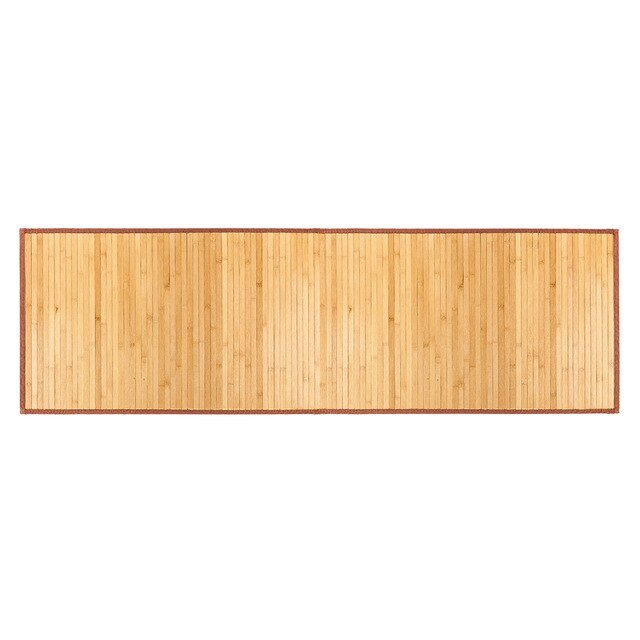 Bamboo Floor Mat Natural 21"*60" Non-sliding Waterproof Home-use Protective Mat for Floor U.S.Inventory-3