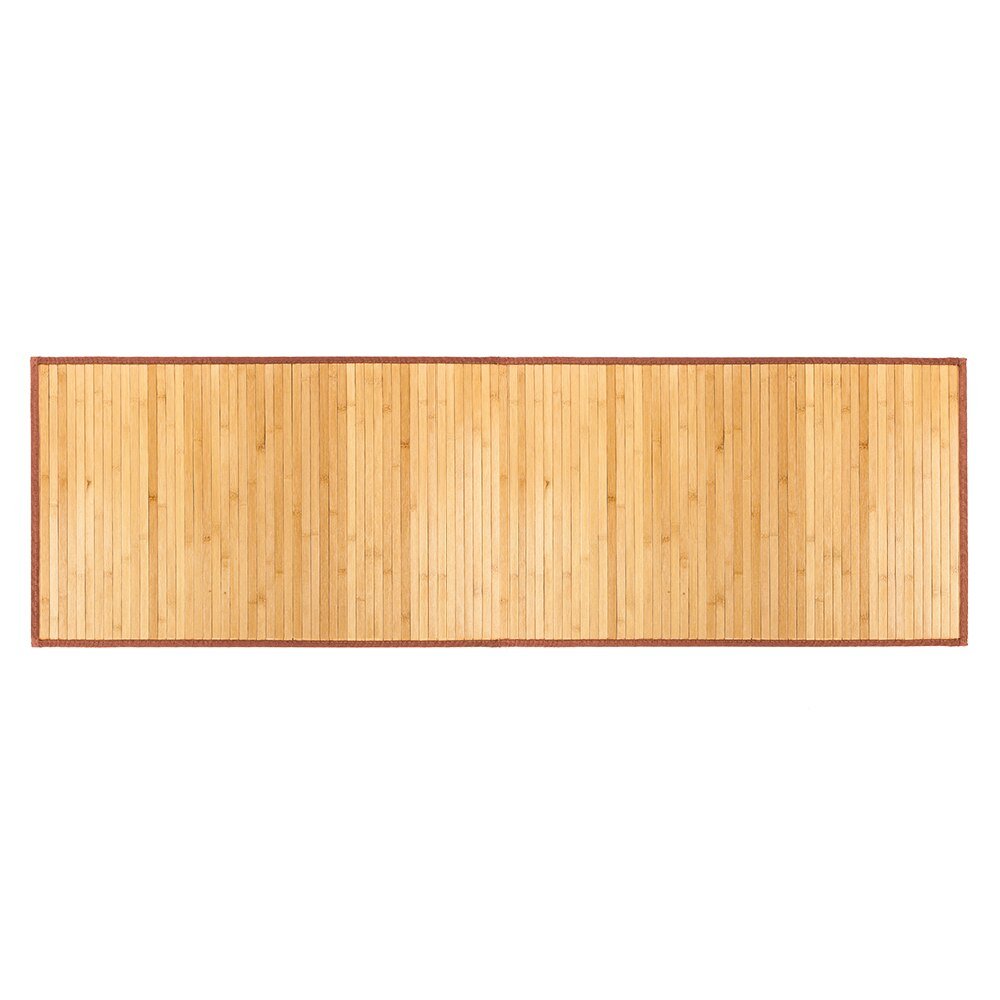 Bamboo Floor Mat Natural 21"*60" Non-sliding Waterproof Home-use Protective Mat for Floor U.S.Inventory-0