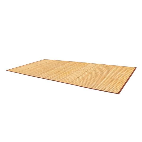 Bamboo Floor Mat Natural 24"*72" Non-sliding Waterproof Home-use Protective Mat for Floor U.S.Inventory-3