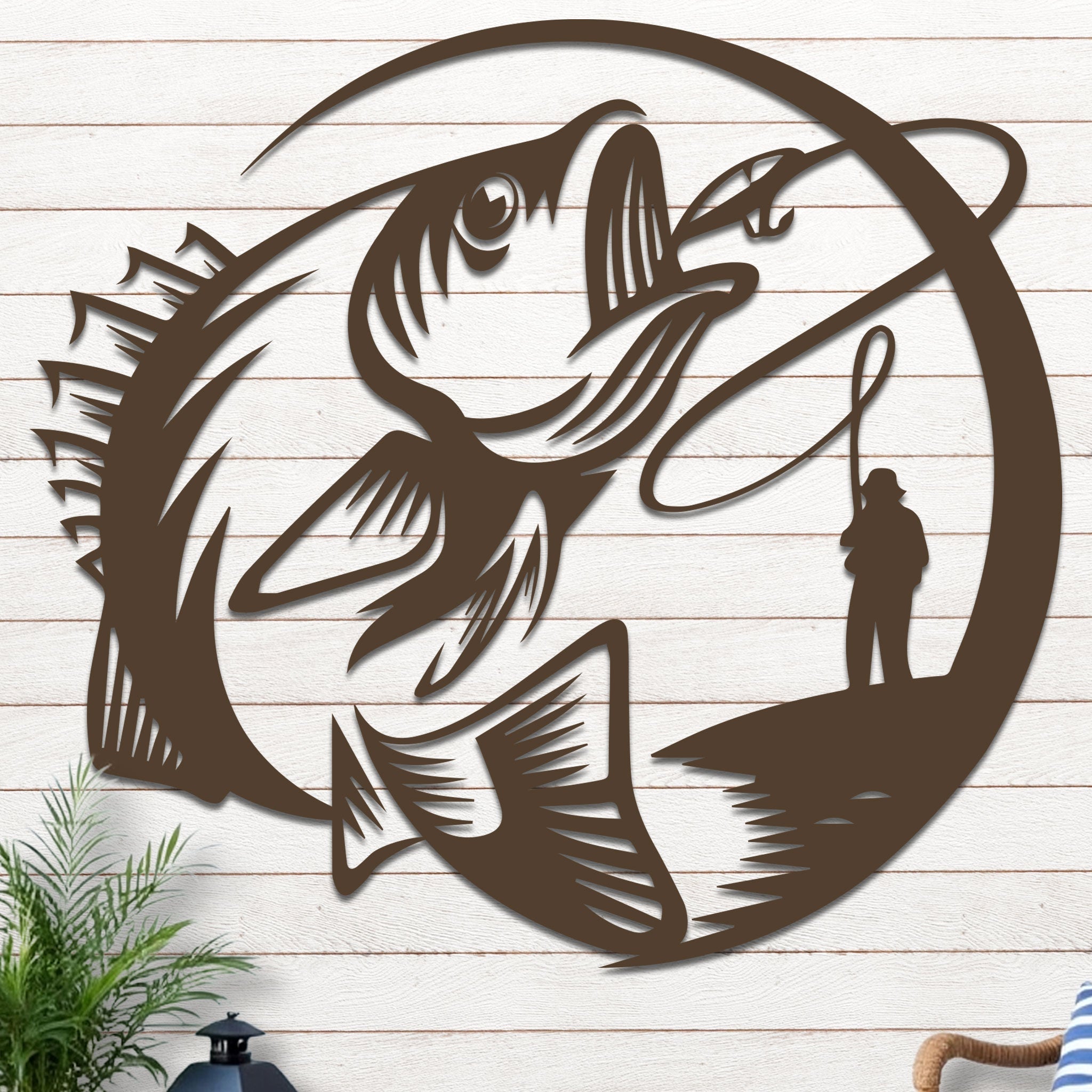 Bass Fishing Under the Moonlight Sign-5