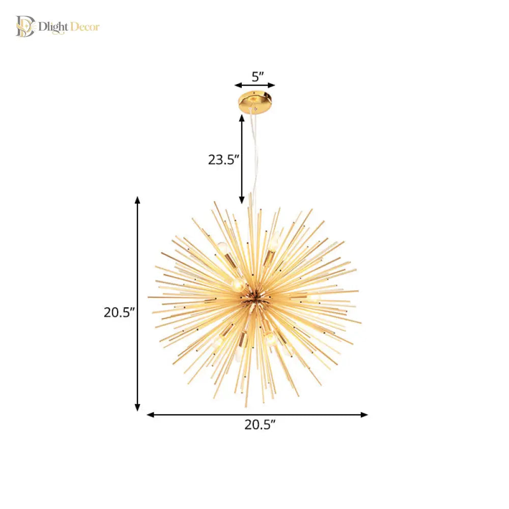 Bathe Modern Starburst Chandelier | Dining Room Lighting