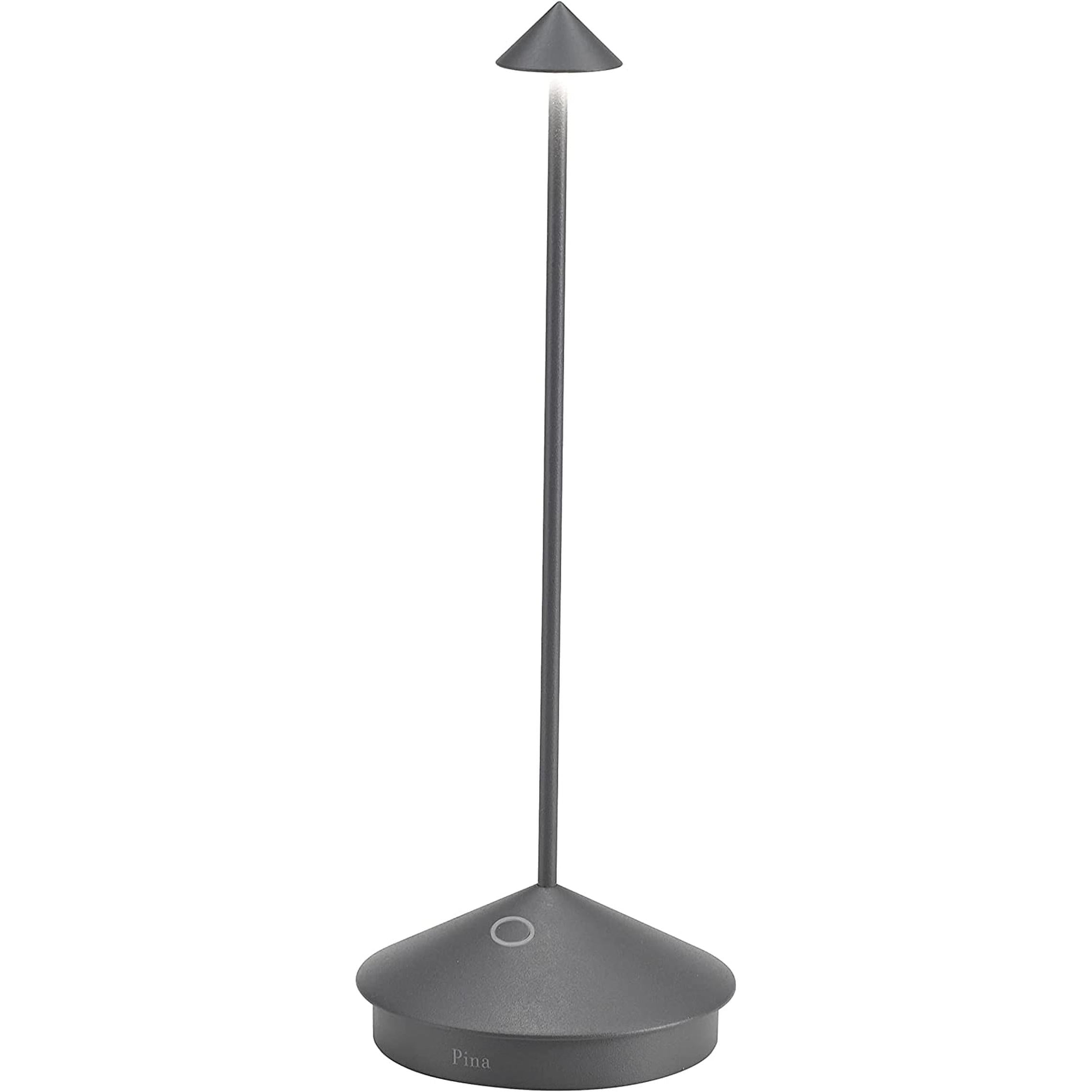 Pina Pro Cordless LED Table Lamp Dark Grey Indoor Outdoor