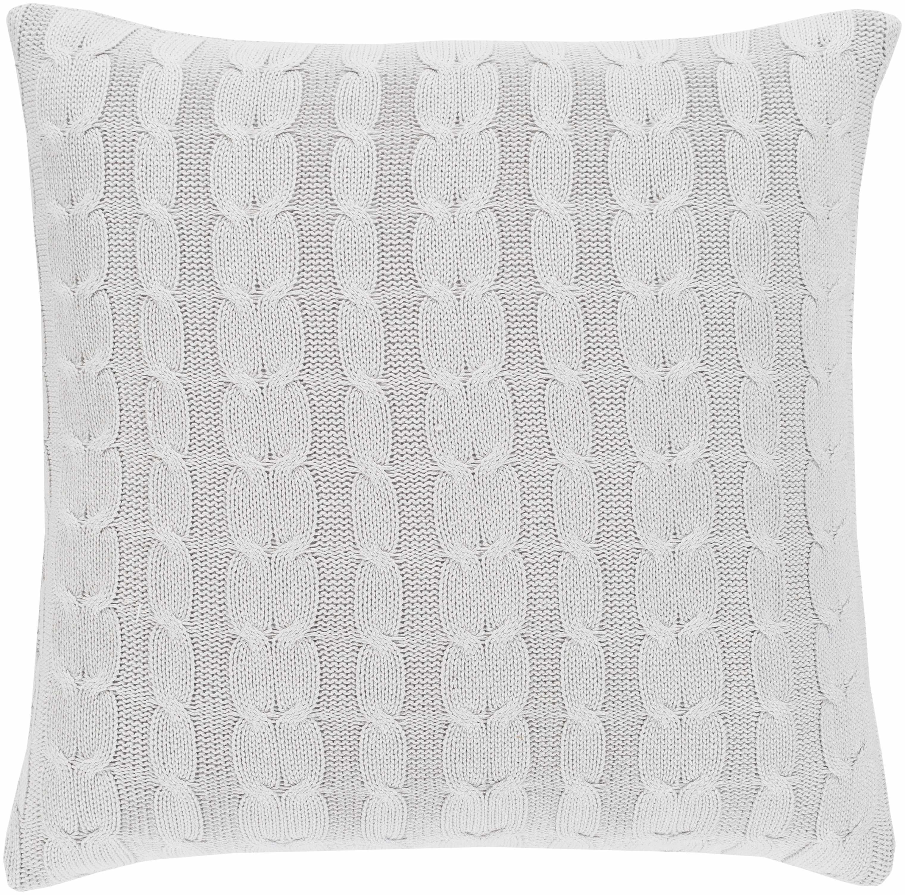 Beachmere Slate Knitted Accent Pillow - Clearance-0