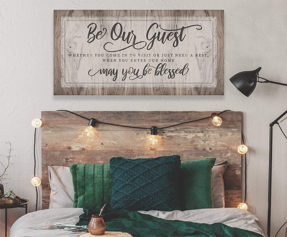 Be Our Guest May You Be Blessed - Canvas